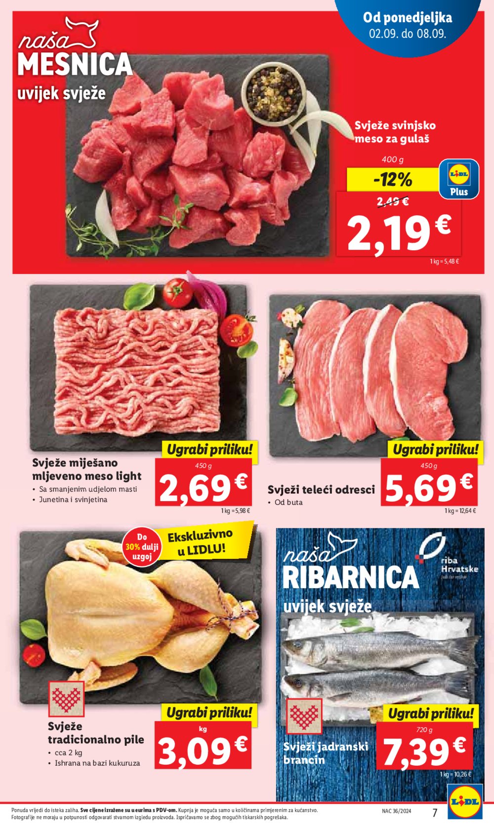 Lidl katalog Super ponuda od ponedjeljka 2.09.