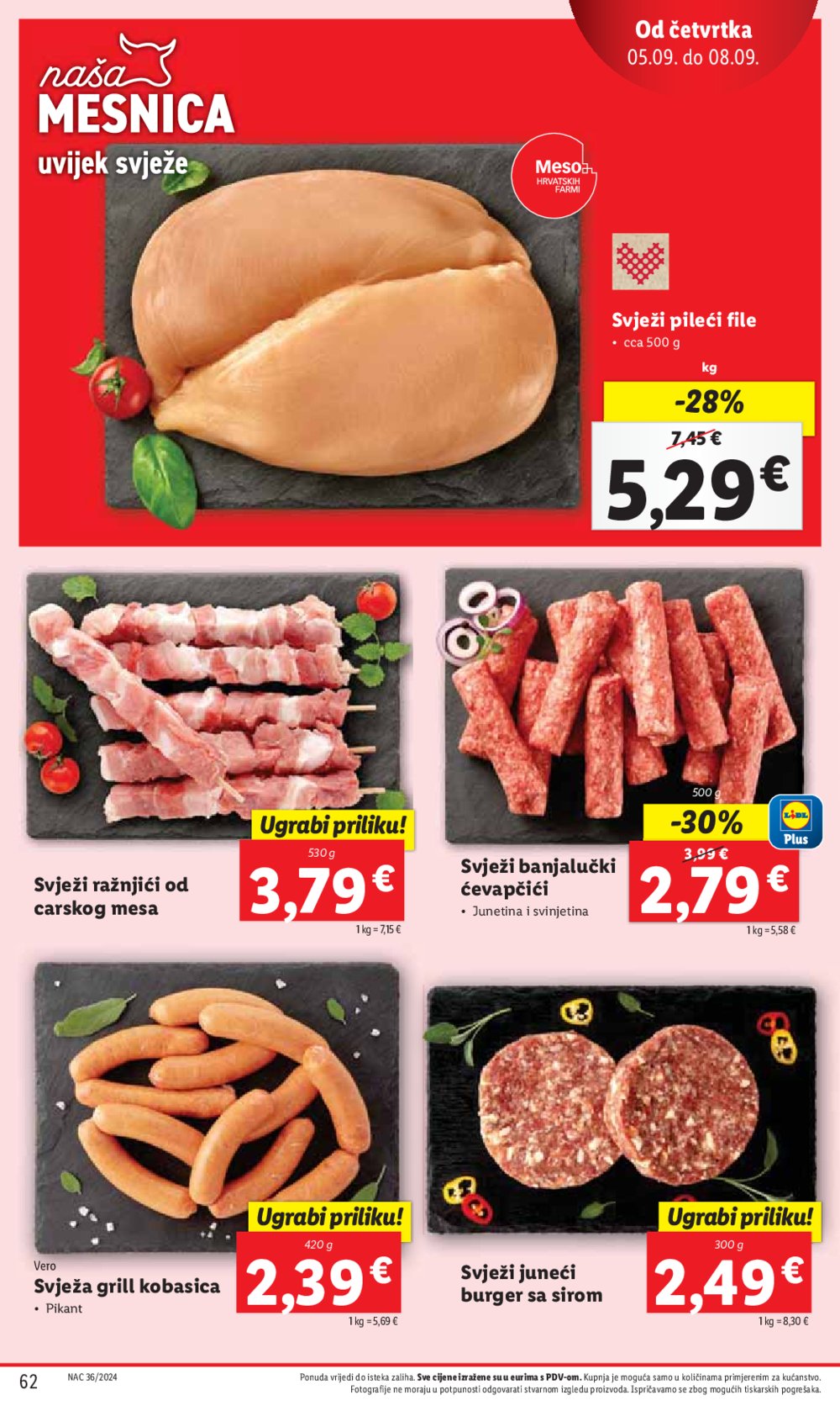 Lidl katalog Super ponuda od ponedjeljka 2.09.