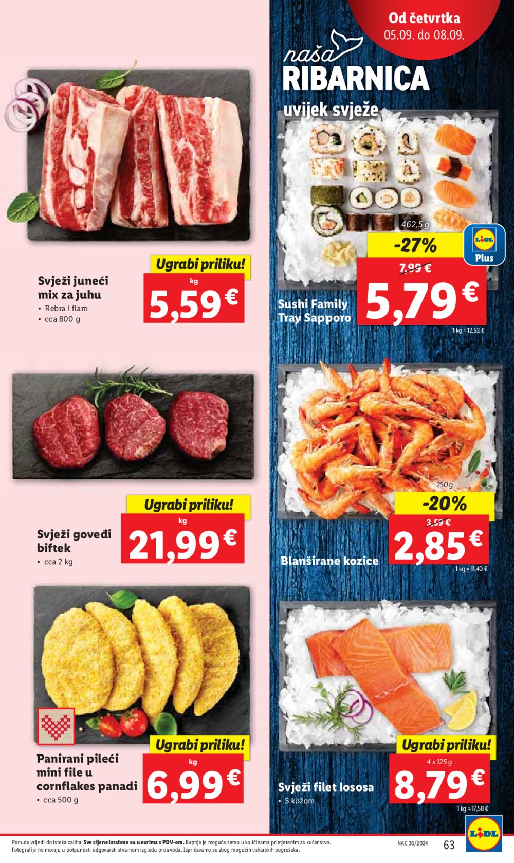 Lidl katalog Super ponuda od ponedjeljka 2.09.