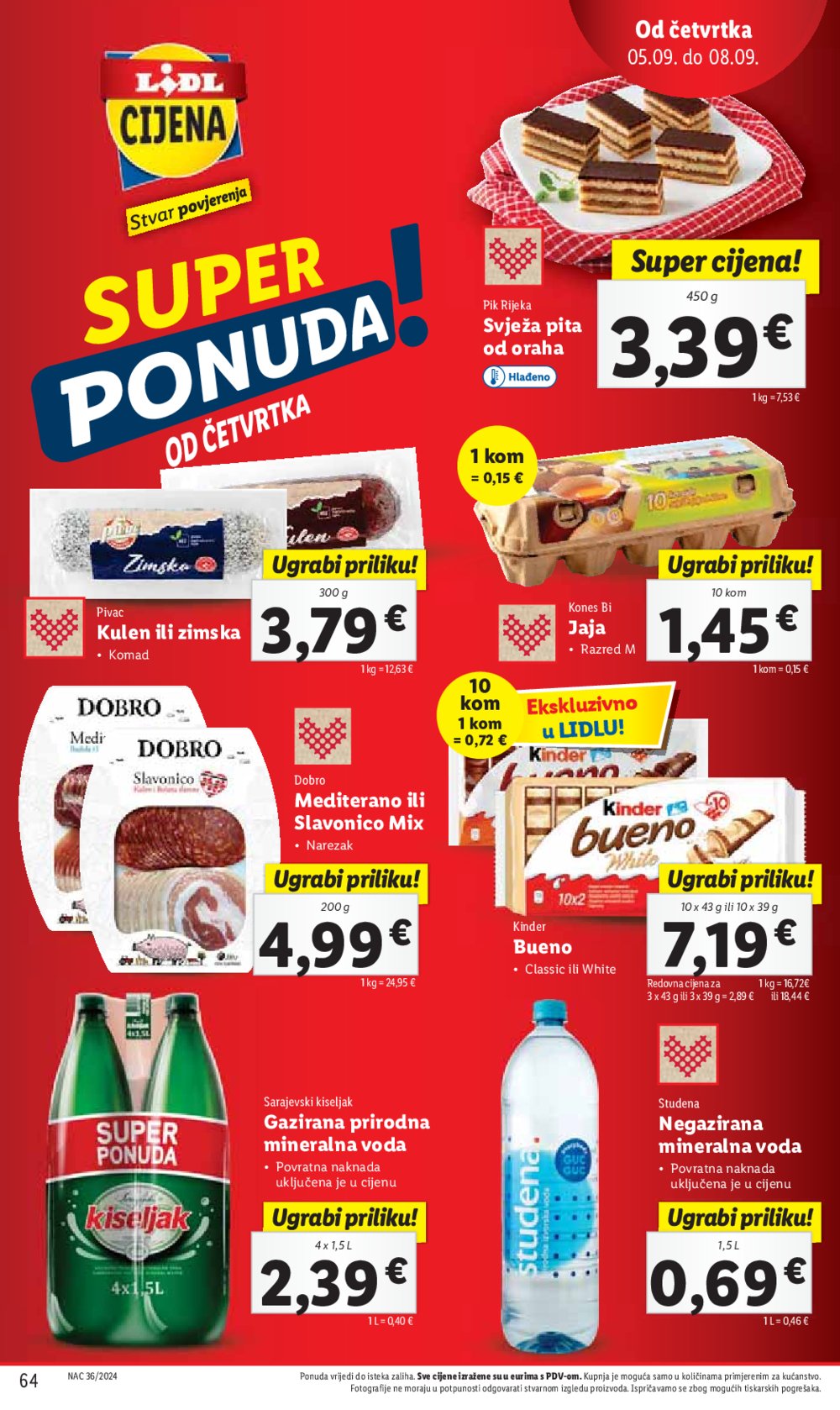 Lidl katalog Super ponuda od ponedjeljka 2.09.