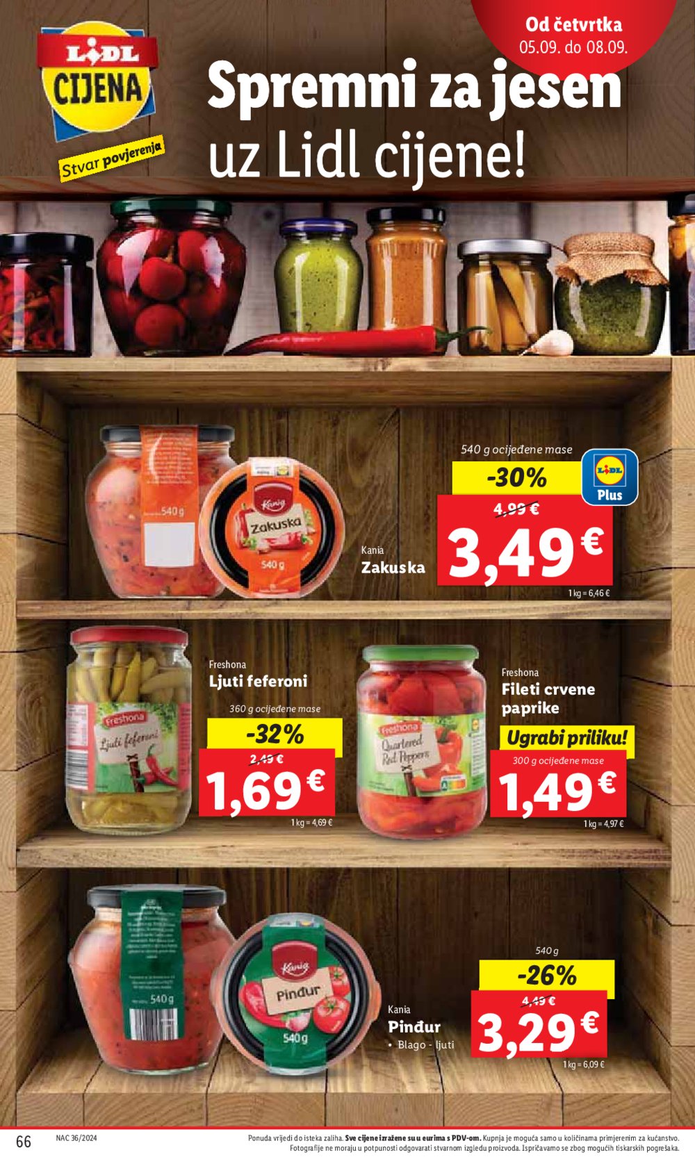 Lidl katalog Super ponuda od ponedjeljka 2.09.