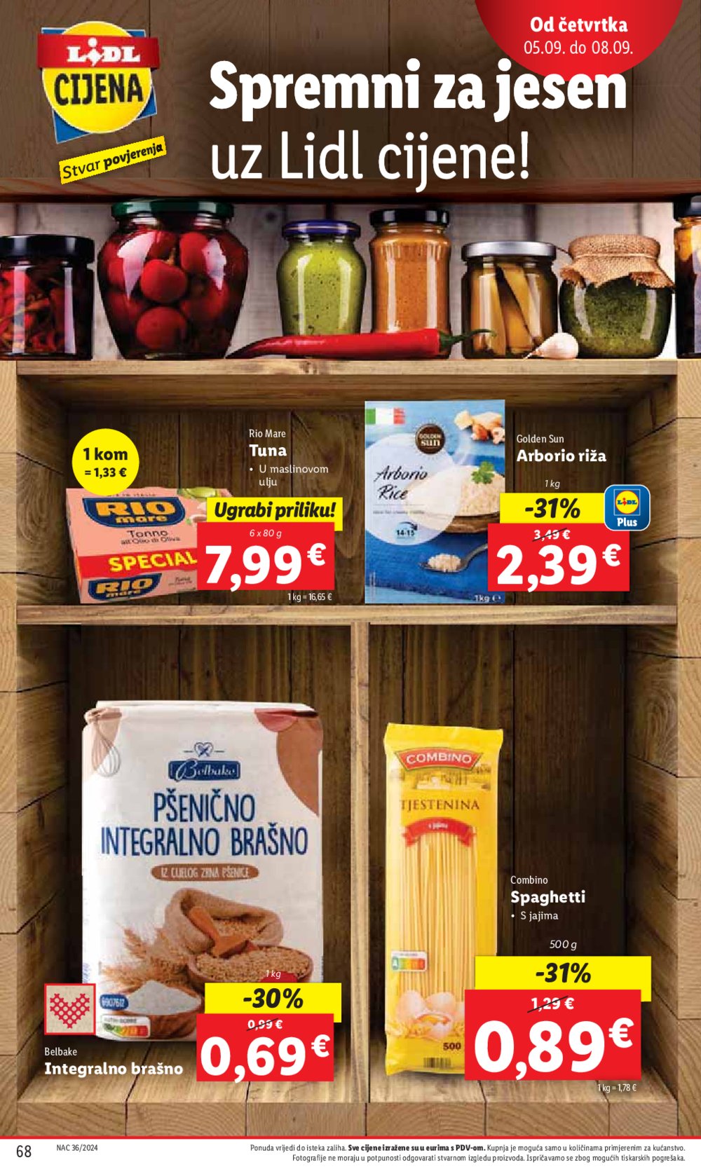 Lidl katalog Super ponuda od ponedjeljka 2.09.