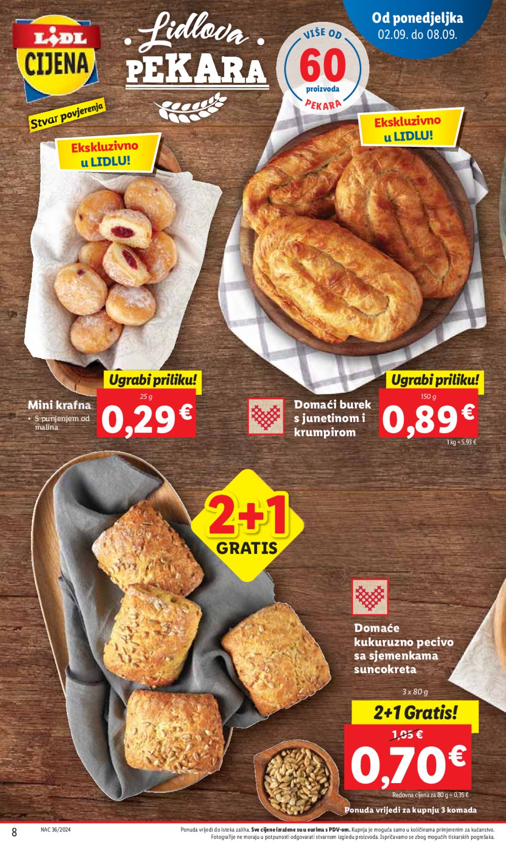 Lidl katalog Super ponuda od ponedjeljka 2.09.