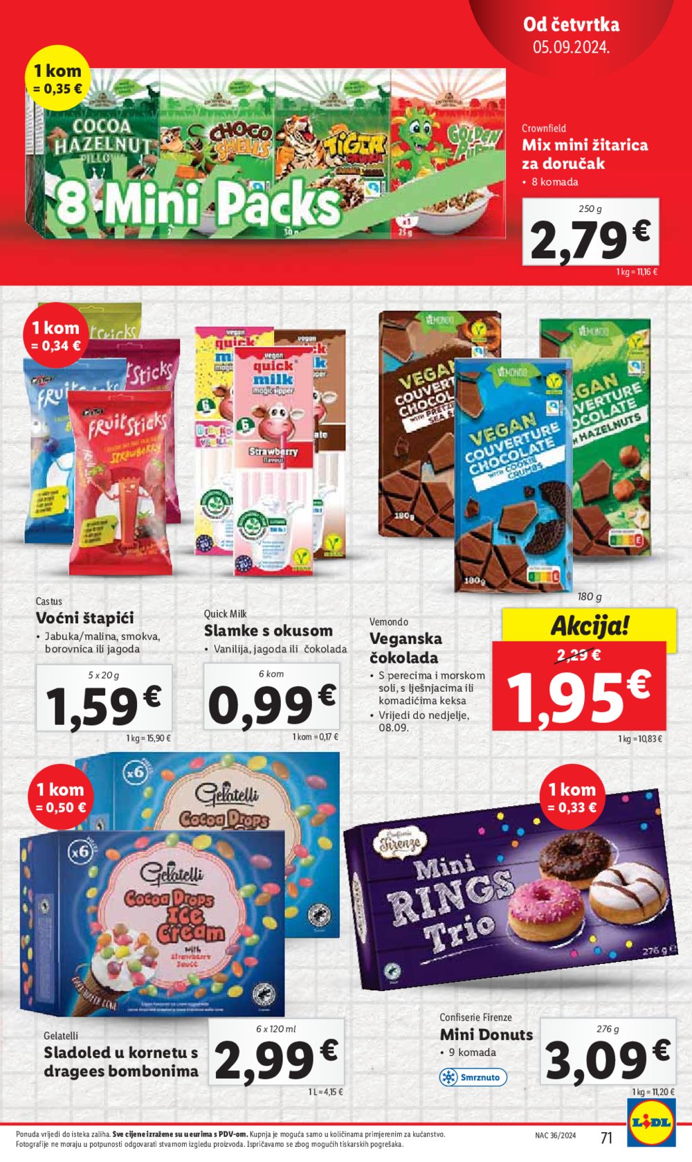 Lidl katalog Super ponuda od ponedjeljka 2.09.