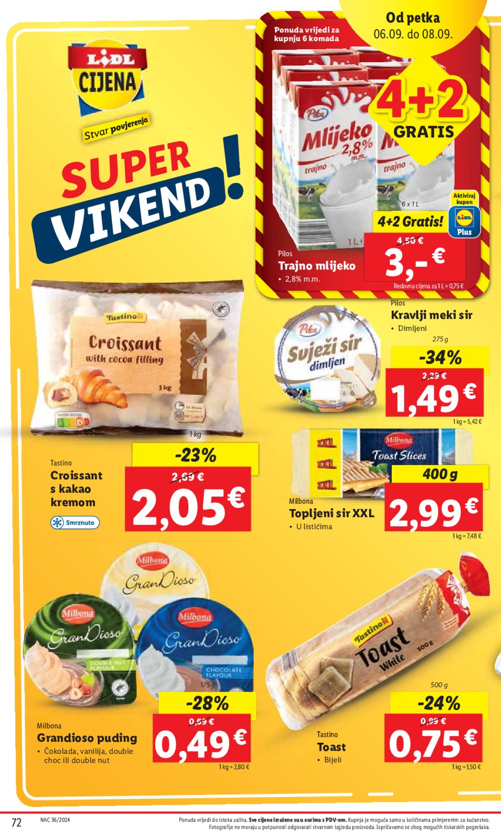 Lidl katalog Super ponuda od ponedjeljka 2.09.