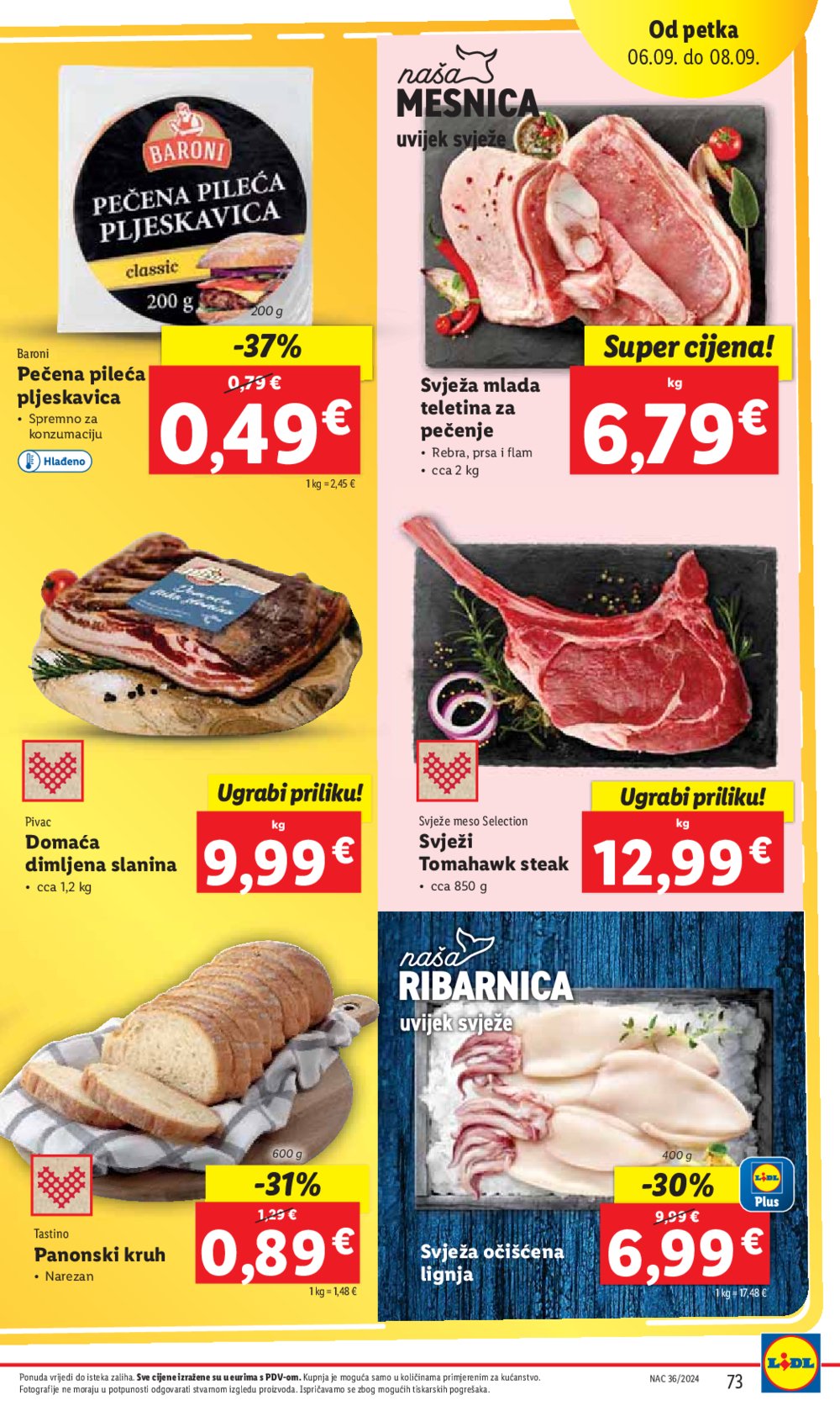 Lidl katalog Super ponuda od ponedjeljka 2.09.