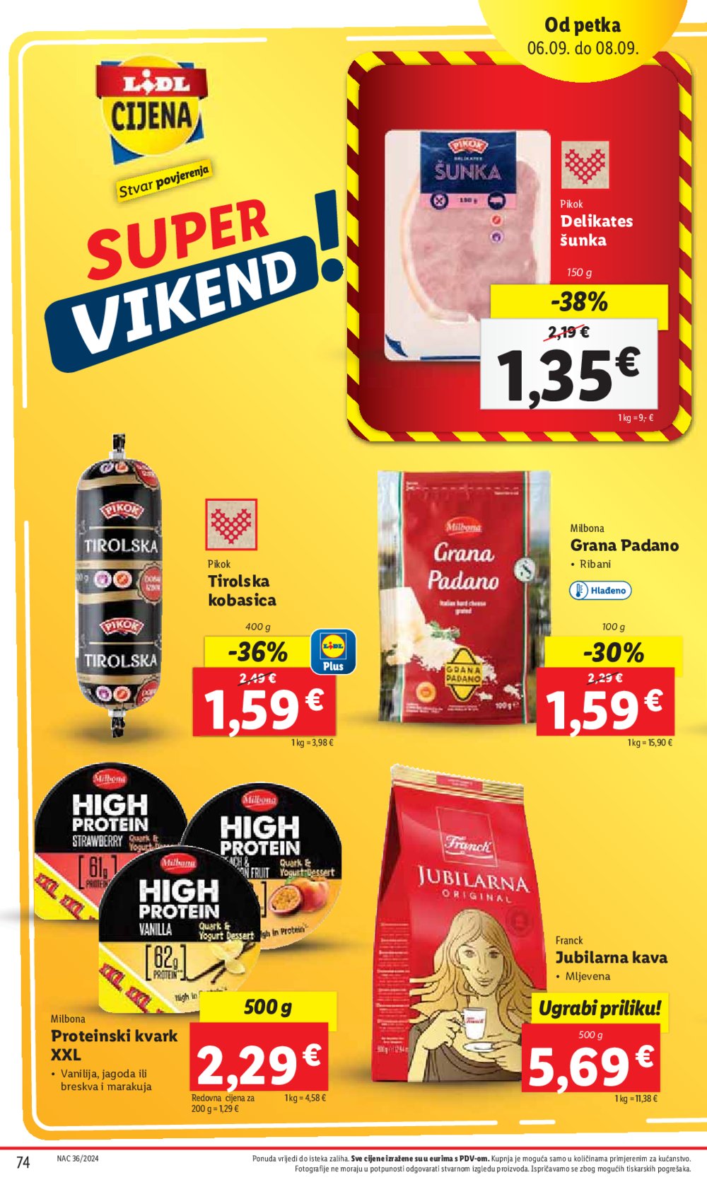 Lidl katalog Super ponuda od ponedjeljka 2.09.