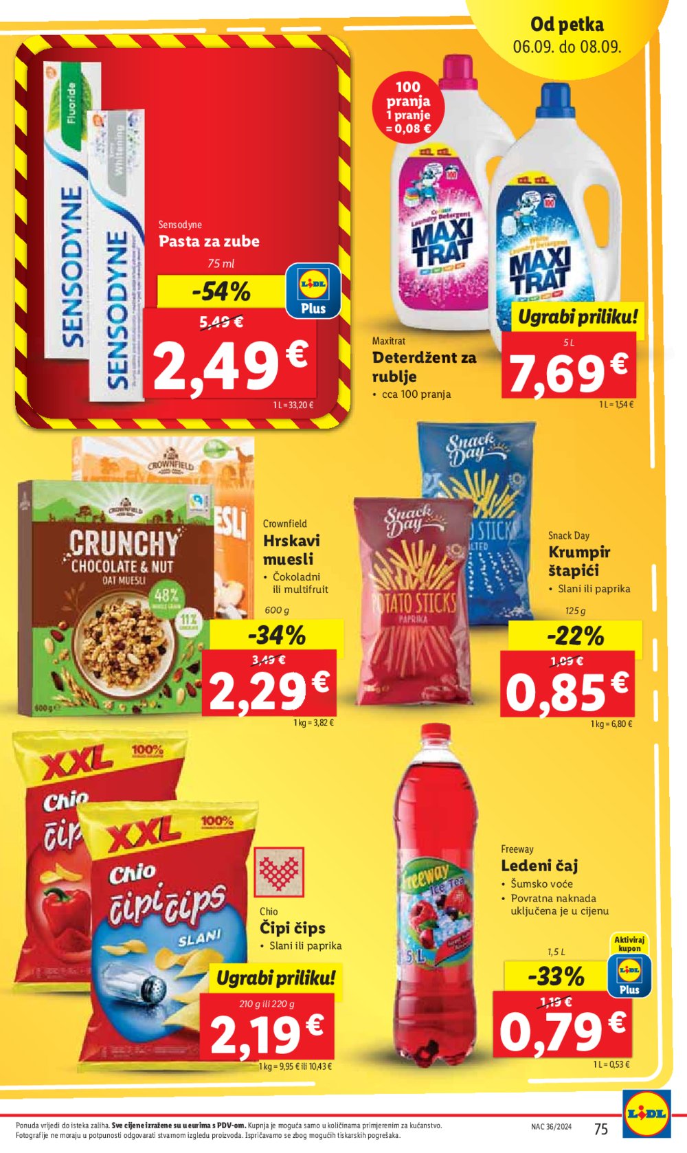 Lidl katalog Super ponuda od ponedjeljka 2.09.