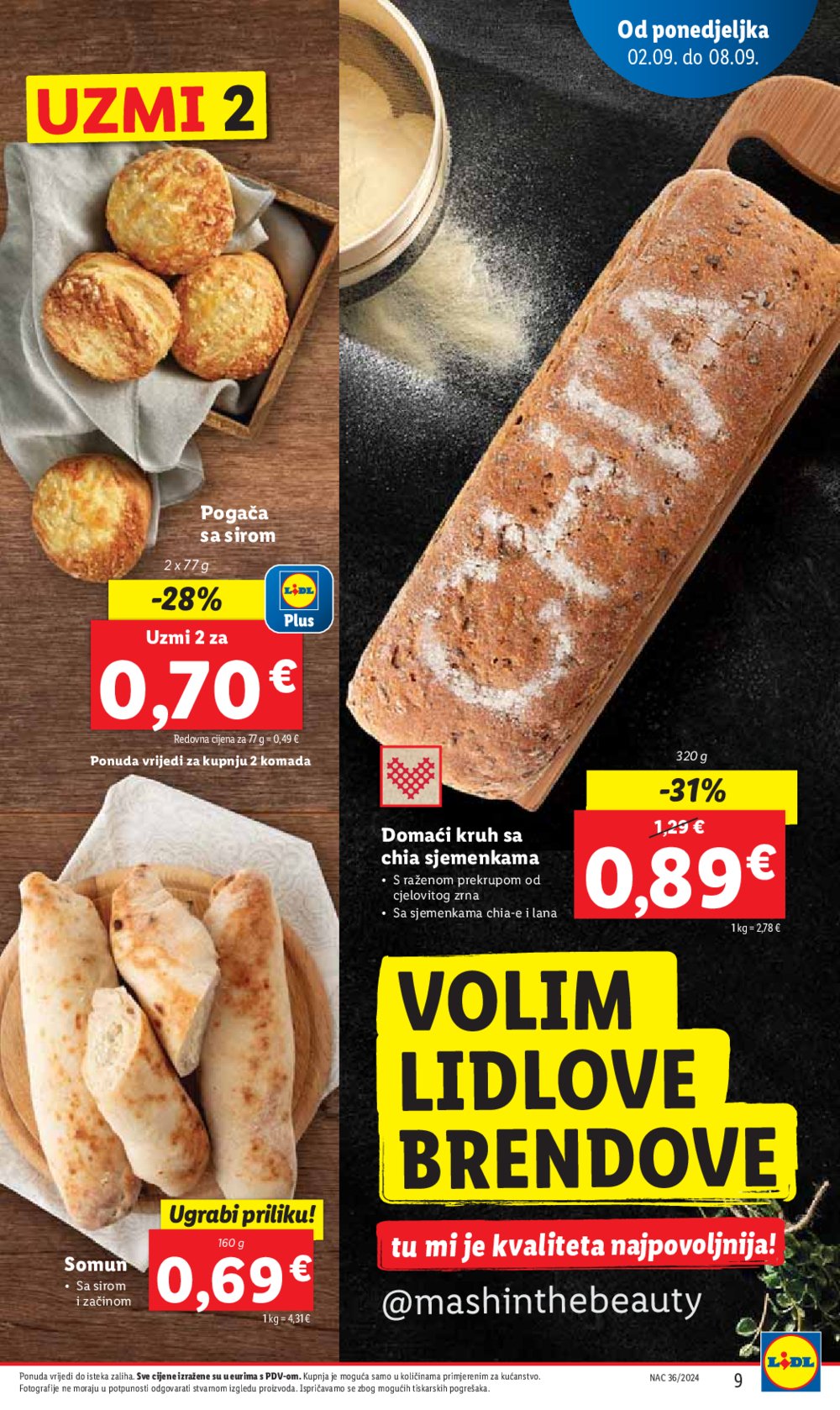 Lidl katalog Super ponuda od ponedjeljka 2.09.