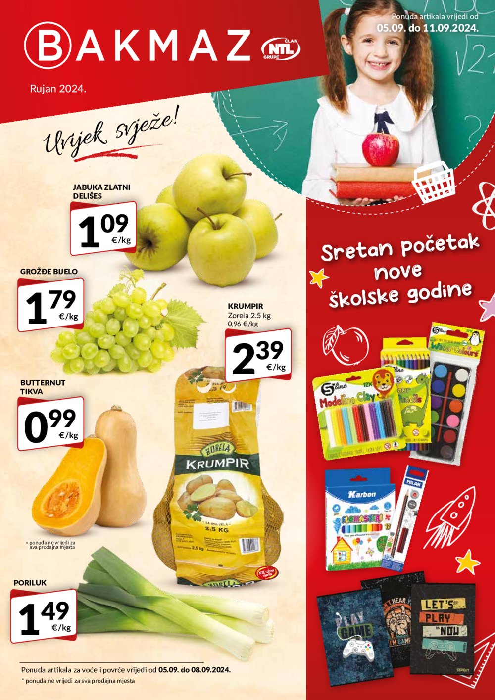 Bakmaz katalog Akcija 05.09.-11.09.2024.