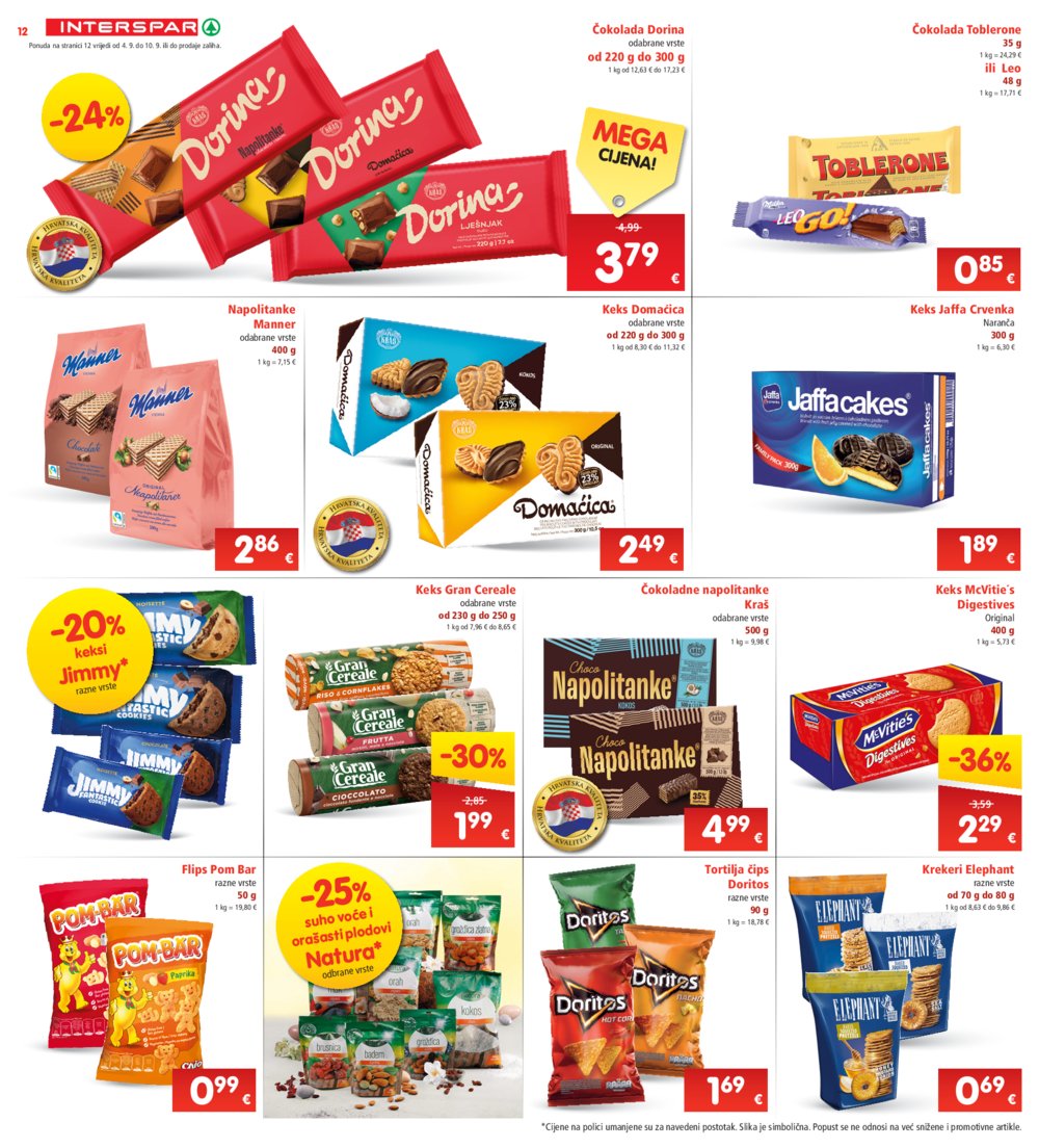 INTERSPAR katalog Akcija 04.09.-10.09.2024.