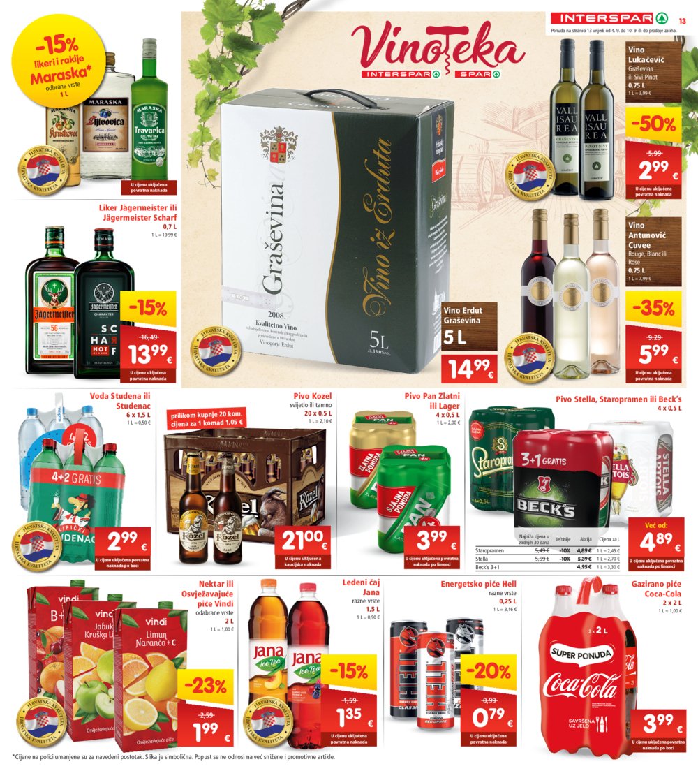 INTERSPAR katalog Akcija 04.09.-10.09.2024.