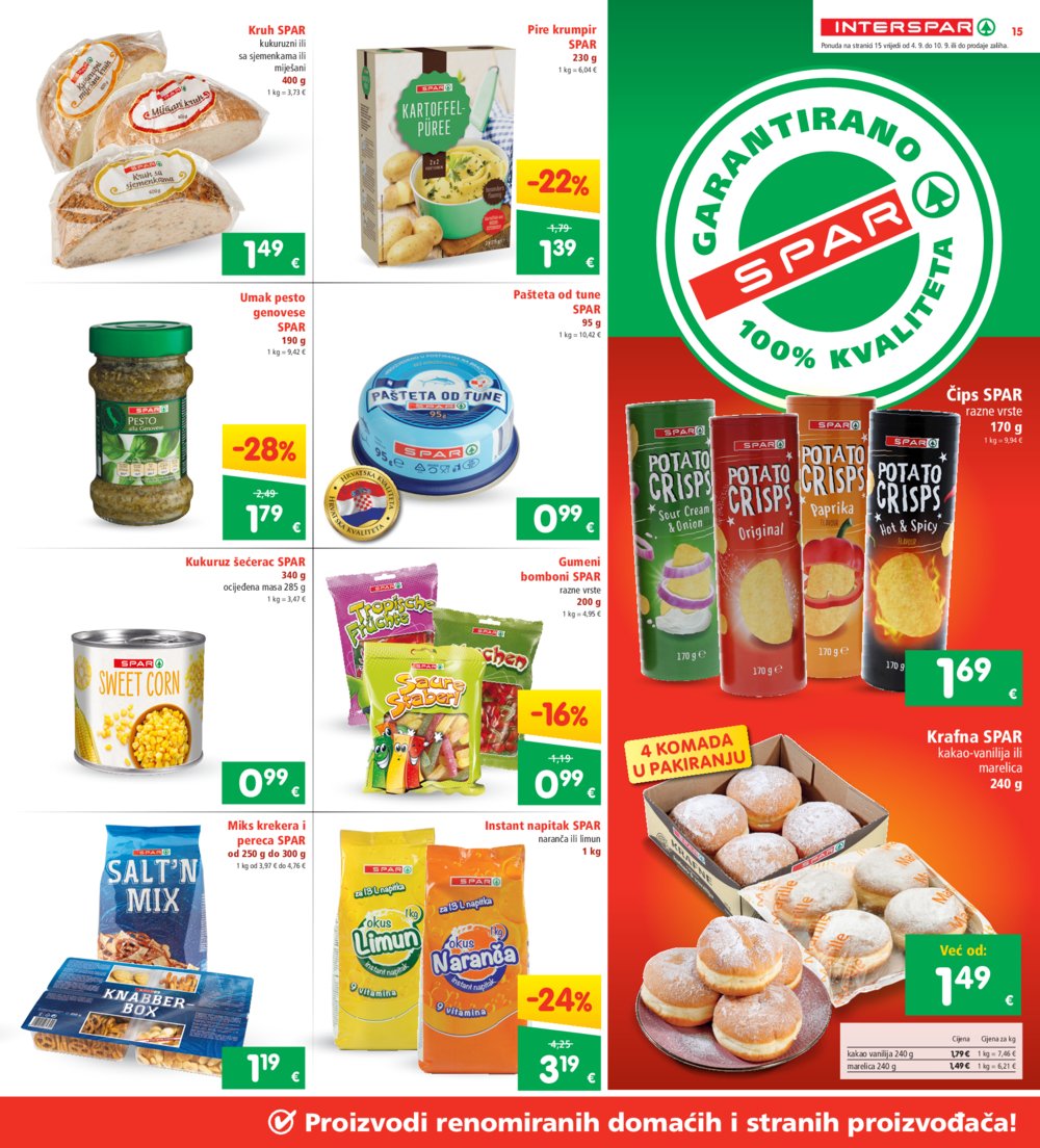 INTERSPAR katalog Akcija 04.09.-10.09.2024.