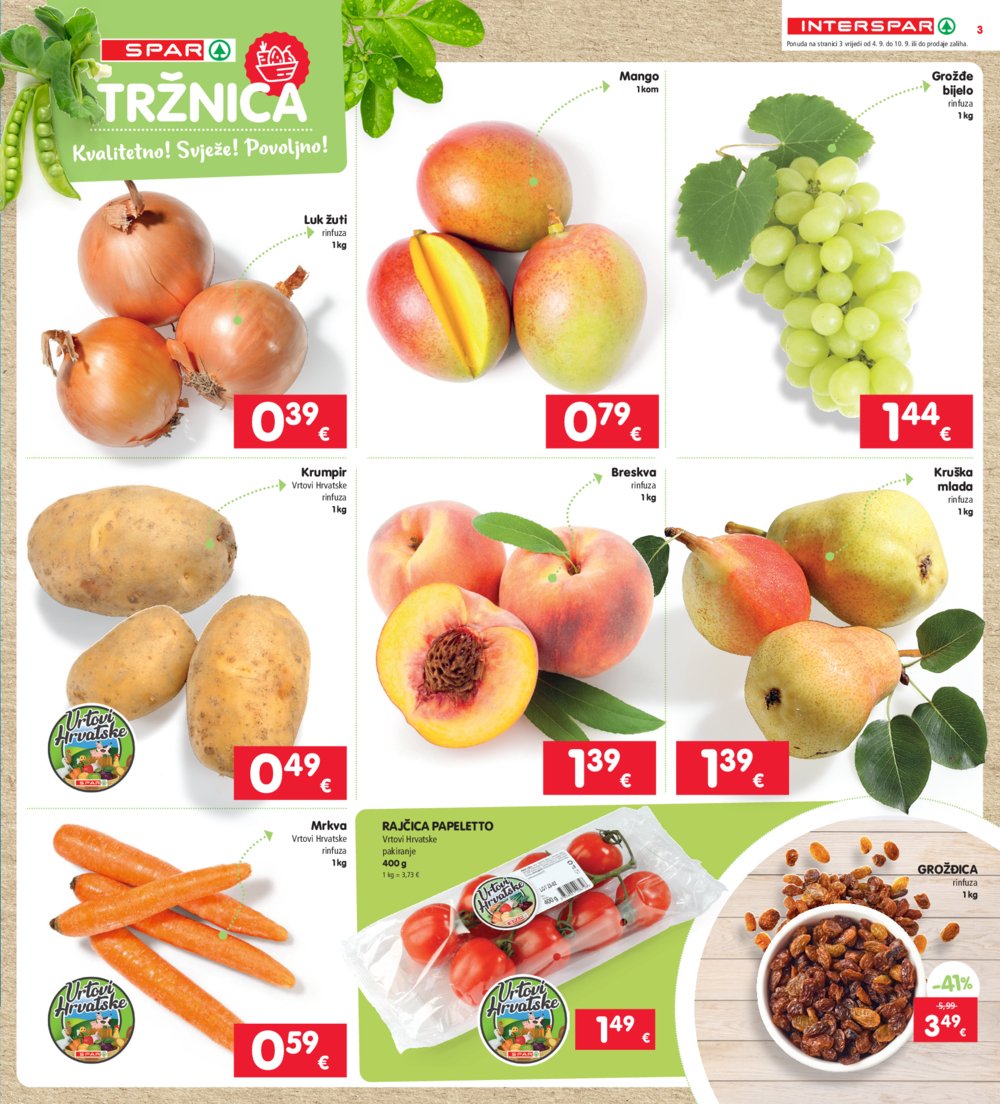 INTERSPAR katalog Akcija 04.09.-10.09.2024.