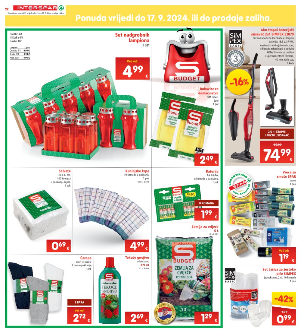 INTERSPAR katalog Akcija 04.09.-10.09.2024.