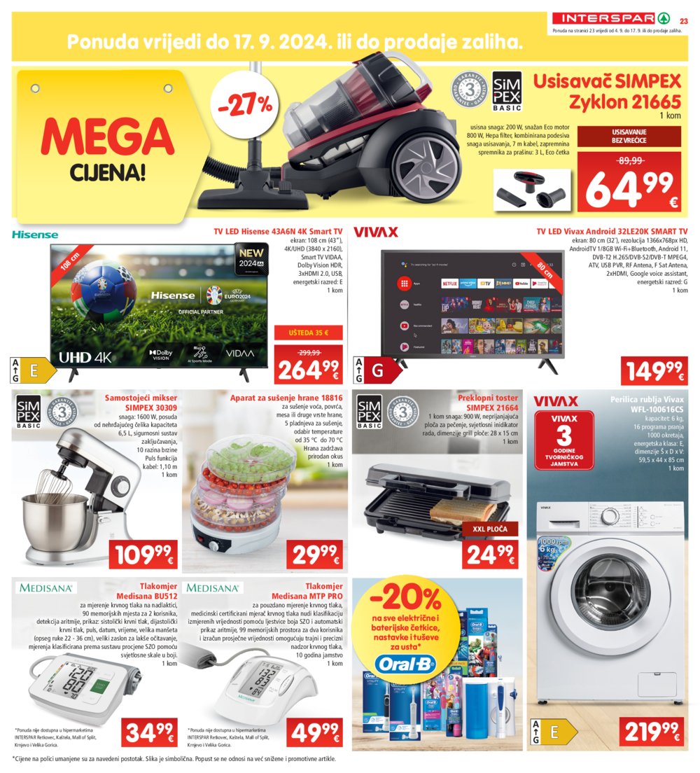 INTERSPAR katalog Akcija 04.09.-10.09.2024.