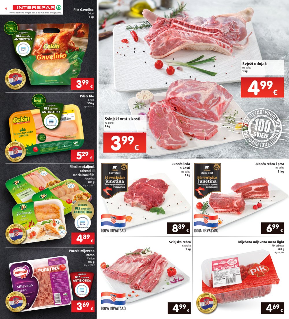 INTERSPAR katalog Akcija 04.09.-10.09.2024.