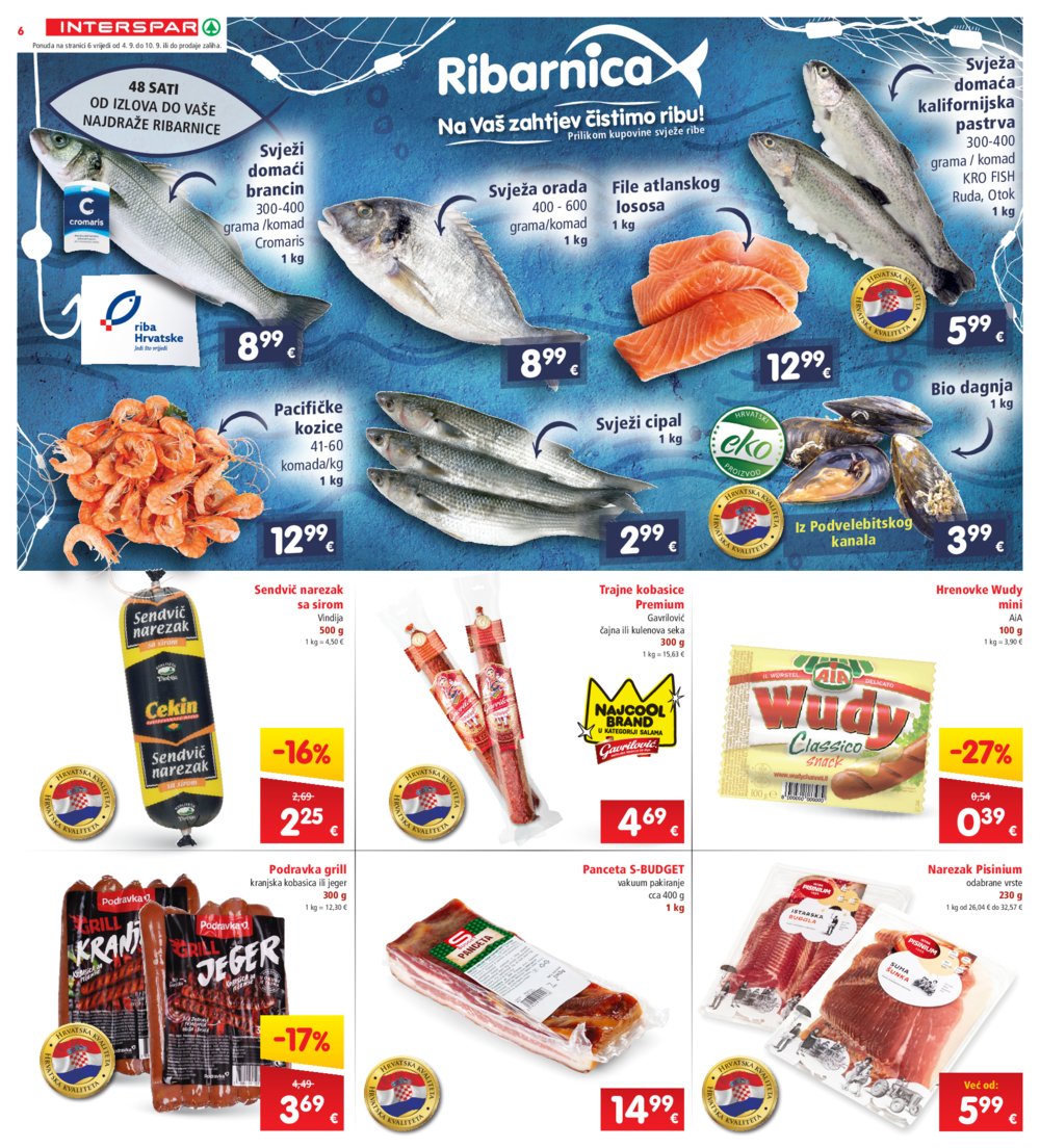 INTERSPAR katalog Akcija 04.09.-10.09.2024.