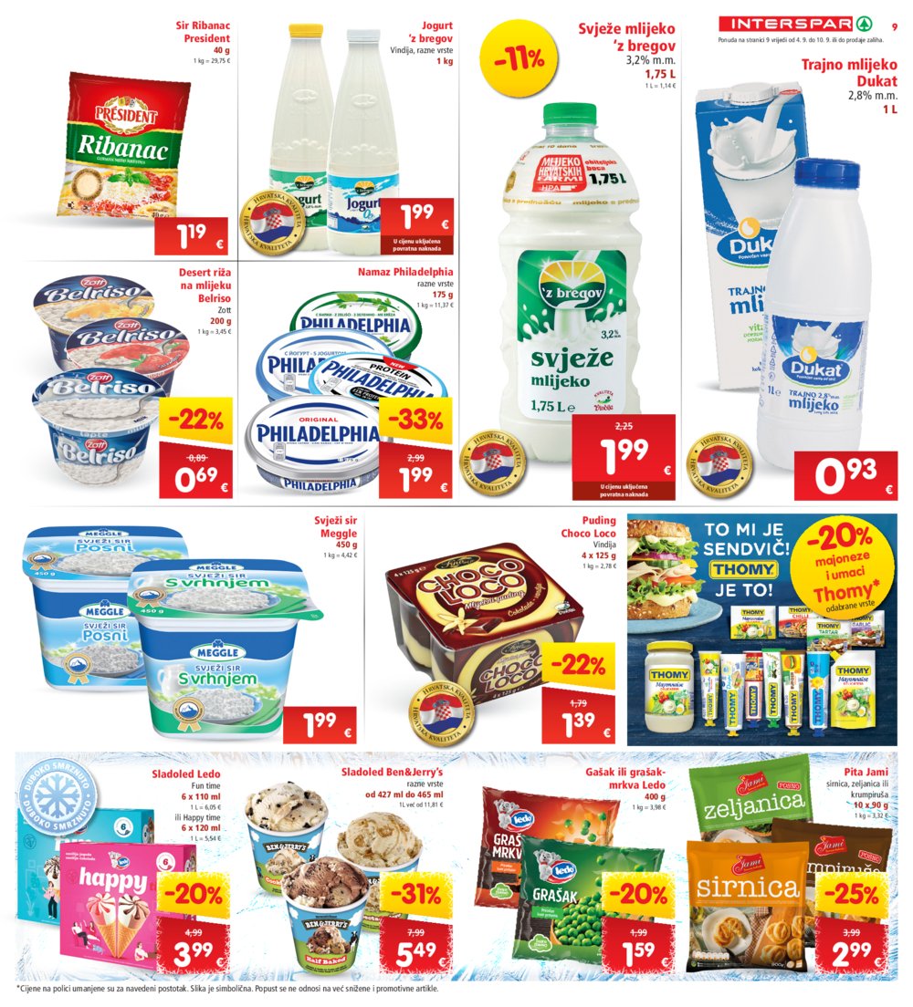 INTERSPAR katalog Akcija 04.09.-10.09.2024.