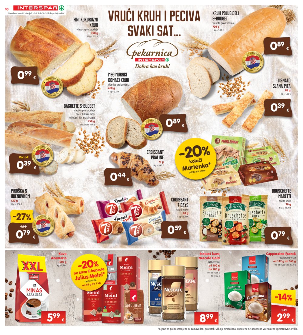 INTERSPAR katalog Akcija 04.09.-10.09.2024.