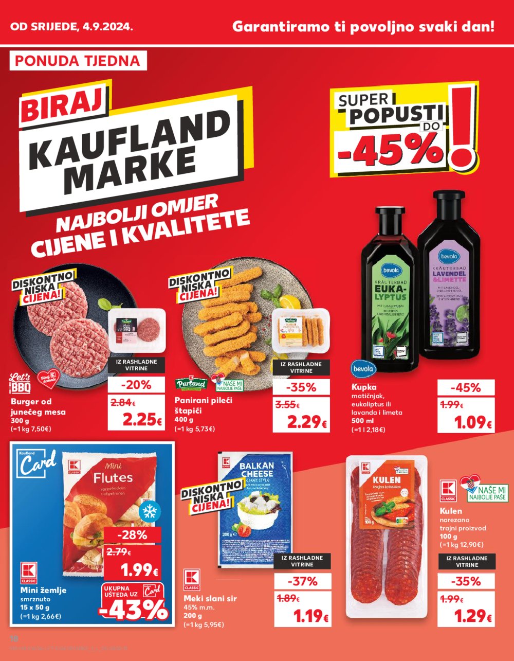 Kaufland katalog Akcija 04.09.-10.09.2024. Dugo Selo