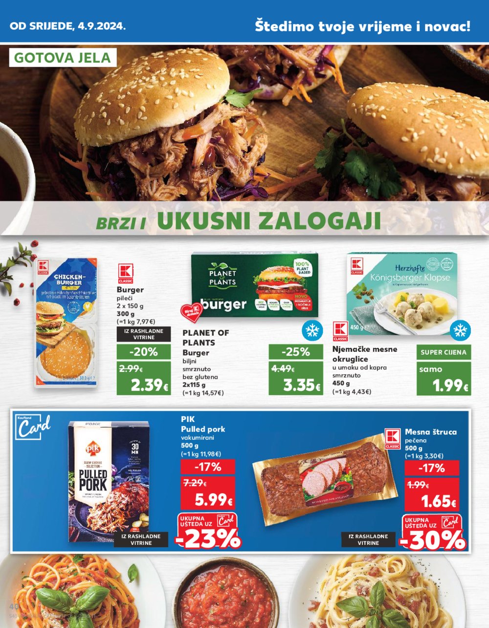 Kaufland katalog Akcija 04.09.-10.09.2024. Dugo Selo