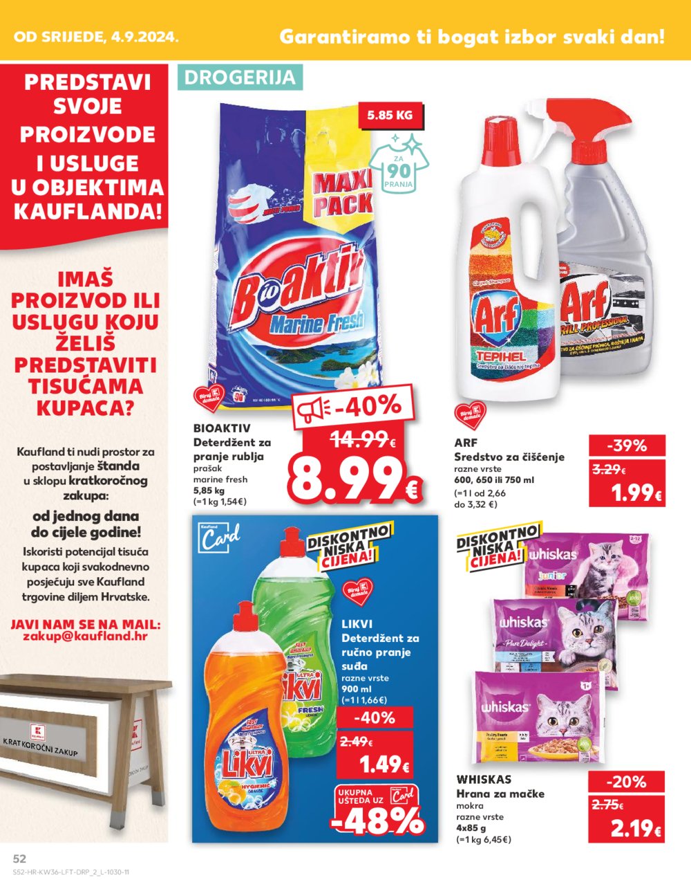 Kaufland katalog Akcija 04.09.-10.09.2024. Dugo Selo