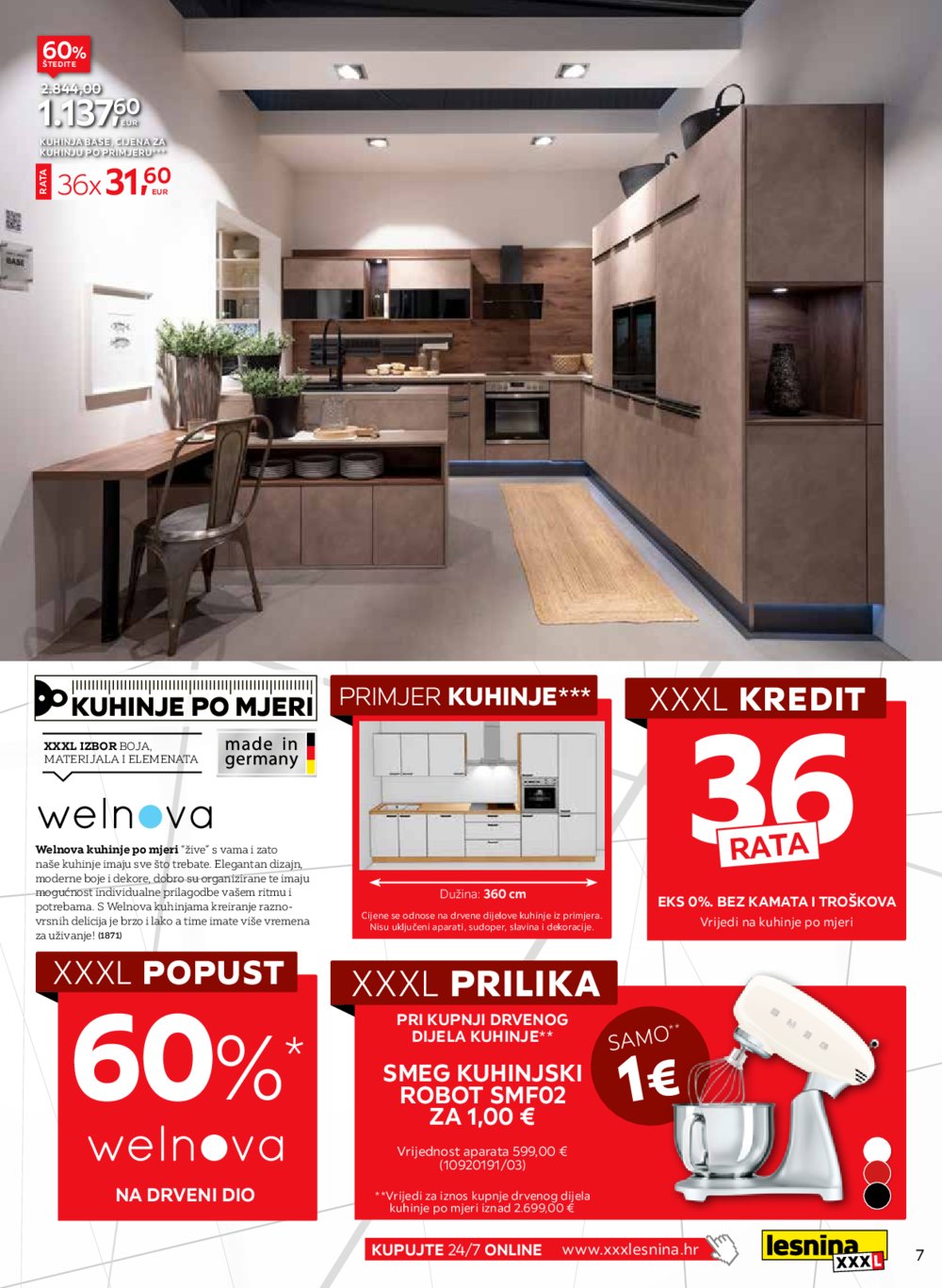 Lesnina katalog Super akcija kuhinja 03.09.-26.09.2024.