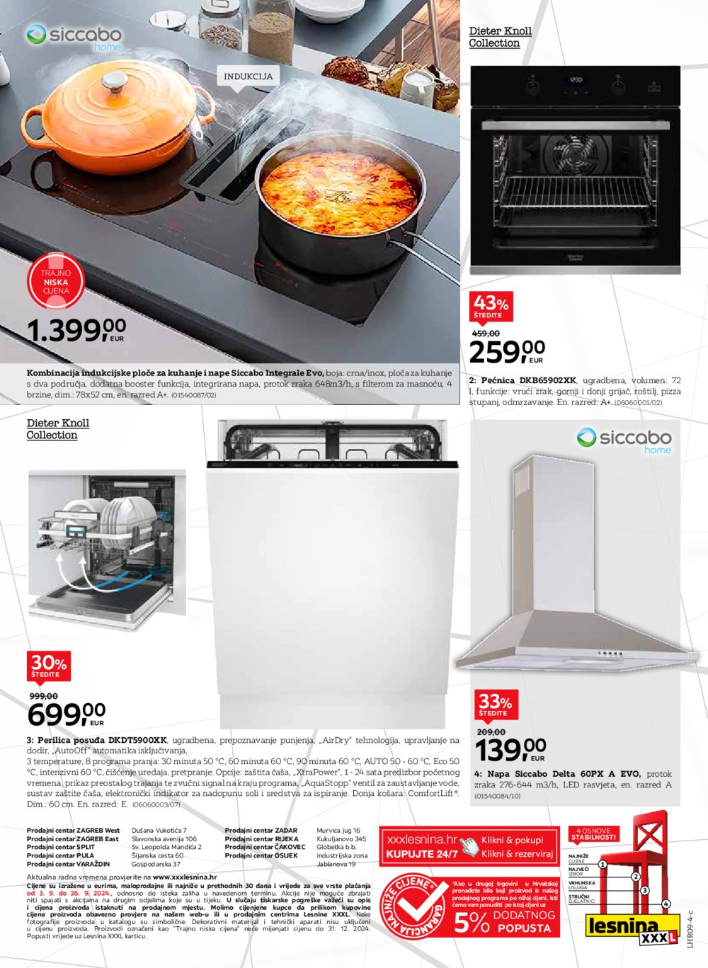 Lesnina katalog Super akcija kuhinja 03.09.-26.09.2024.