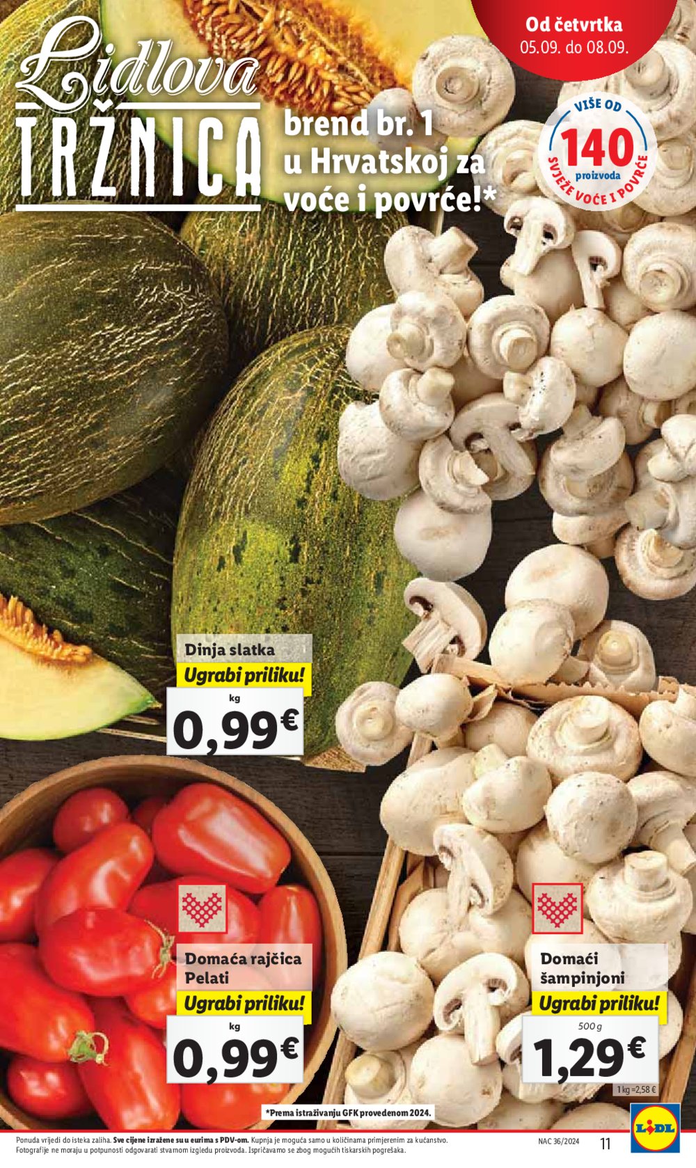 Lidl katalog Super ponuda od četvrtka 05.09.-08.09.2024.