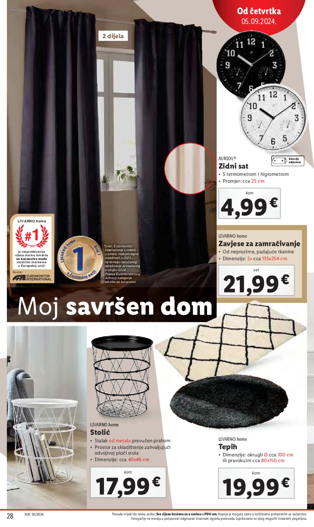 Lidl katalog Super ponuda od četvrtka 05.09.-08.09.2024.