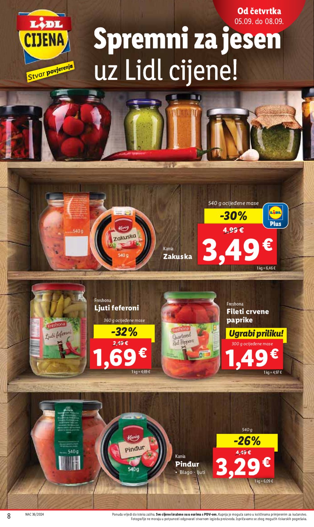 Lidl katalog Super ponuda od četvrtka 05.09.-08.09.2024.