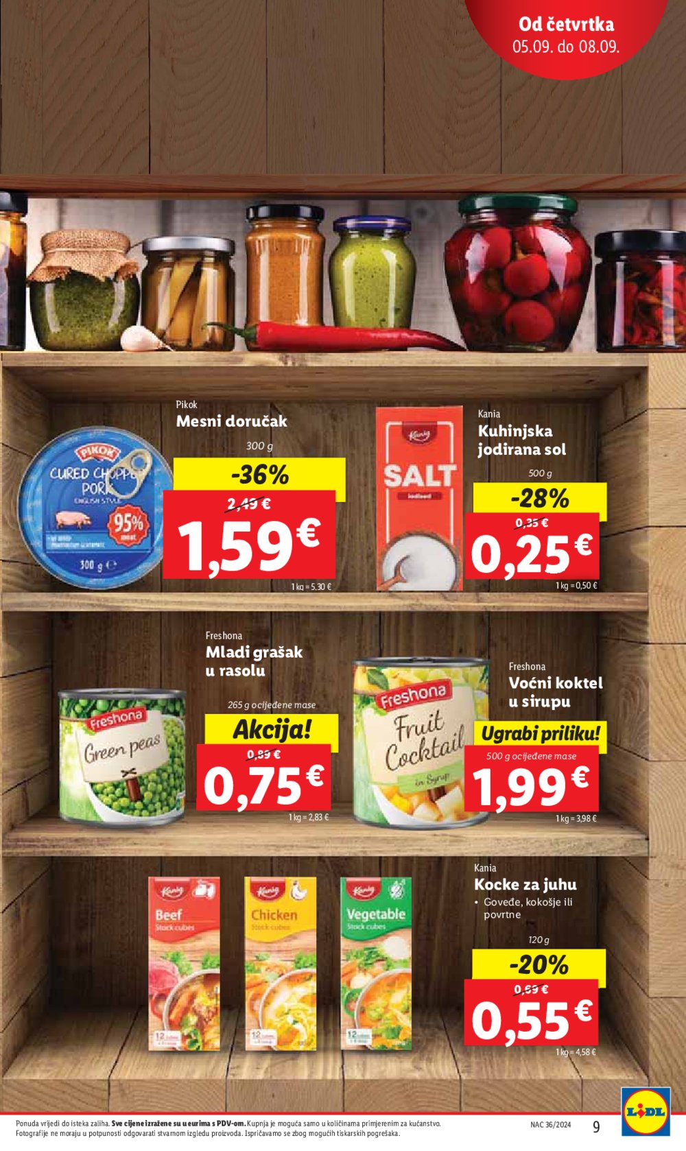 Lidl katalog Super ponuda od četvrtka 05.09.-08.09.2024.