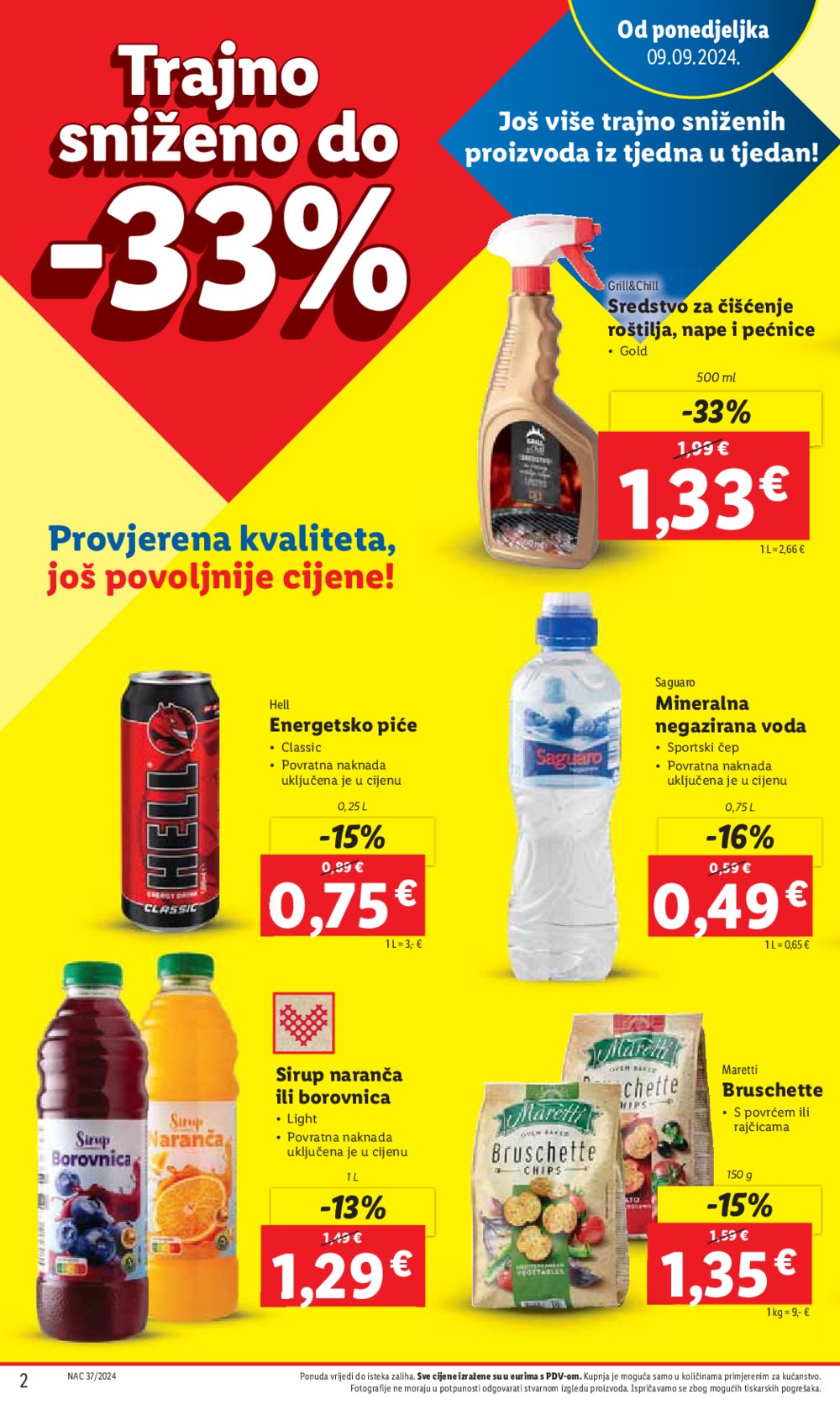 Lidl katalog Super ponuda od ponedjeljka 09.09.-15.09.2024.