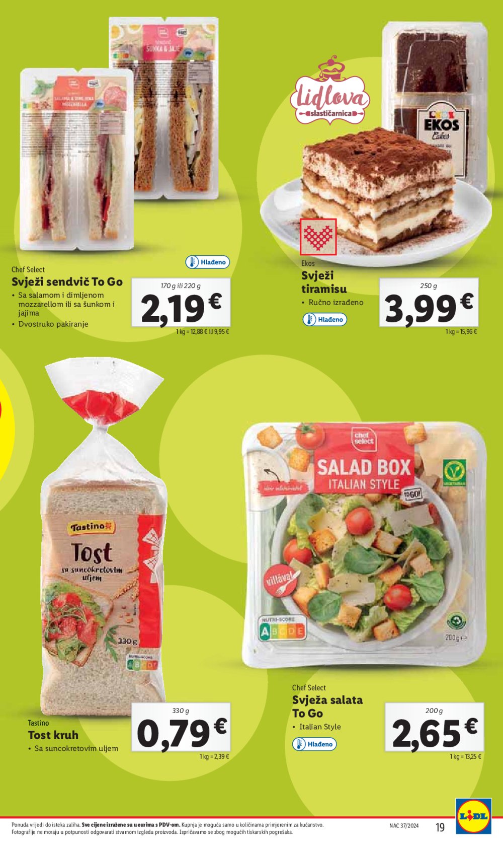 Lidl katalog Super ponuda od ponedjeljka 09.09.-15.09.2024.