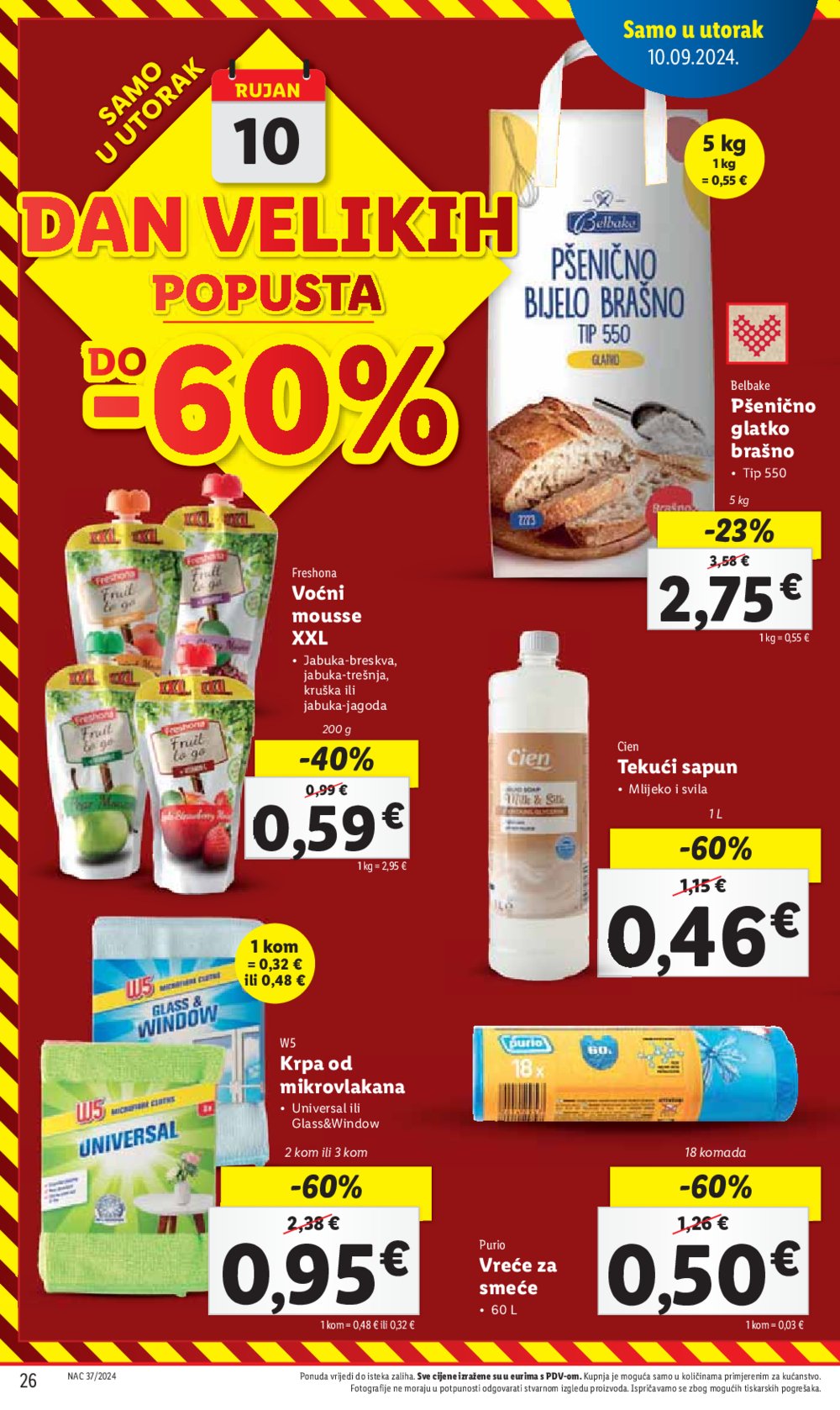 Lidl katalog Super ponuda od ponedjeljka 09.09.-15.09.2024.