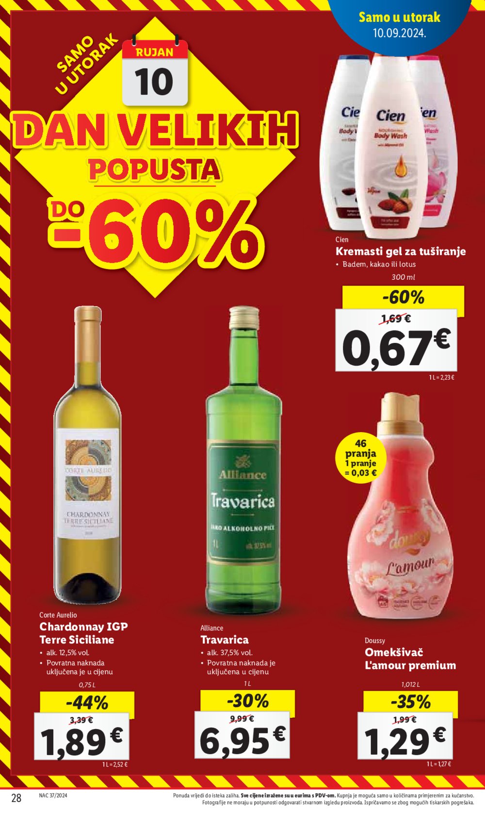 Lidl katalog Super ponuda od ponedjeljka 09.09.-15.09.2024.