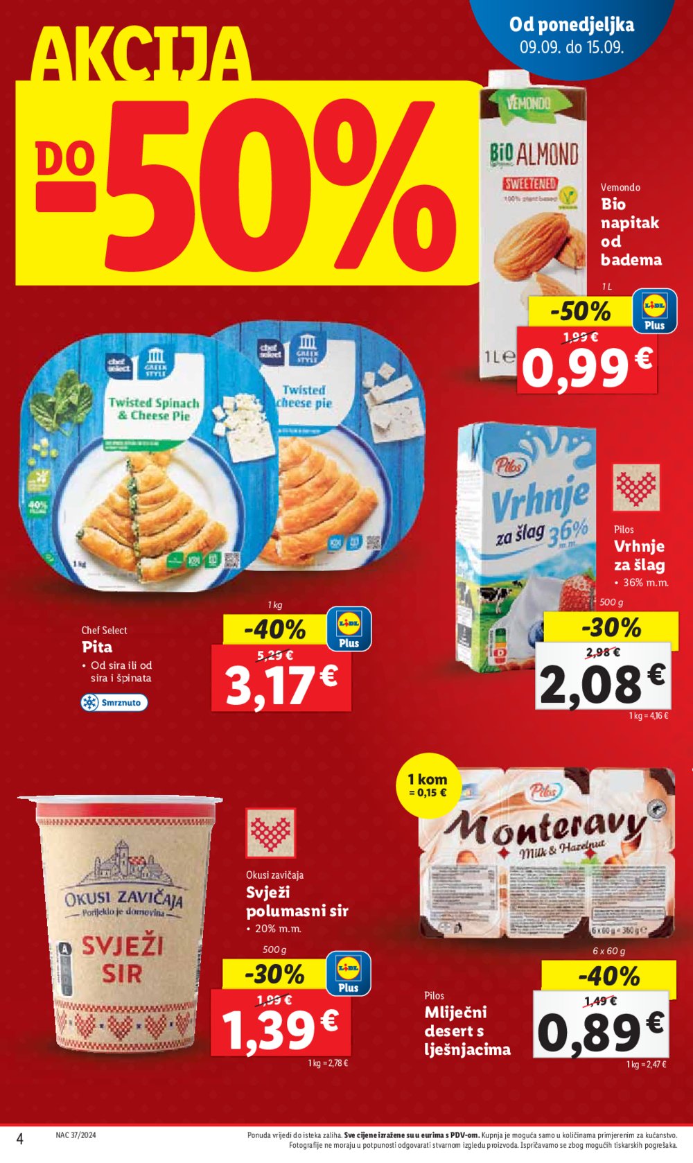 Lidl katalog Super ponuda od ponedjeljka 09.09.-15.09.2024.