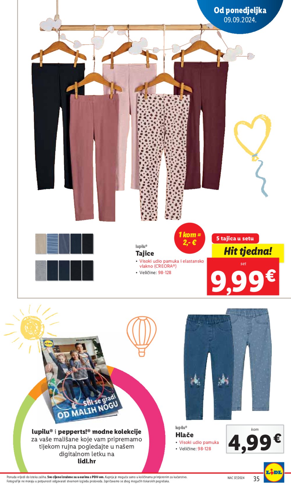 Lidl katalog Super ponuda od ponedjeljka 09.09.-15.09.2024.