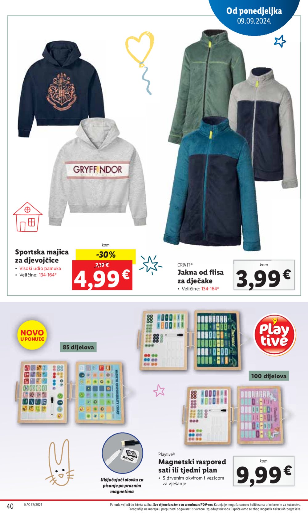 Lidl katalog Super ponuda od ponedjeljka 09.09.-15.09.2024.