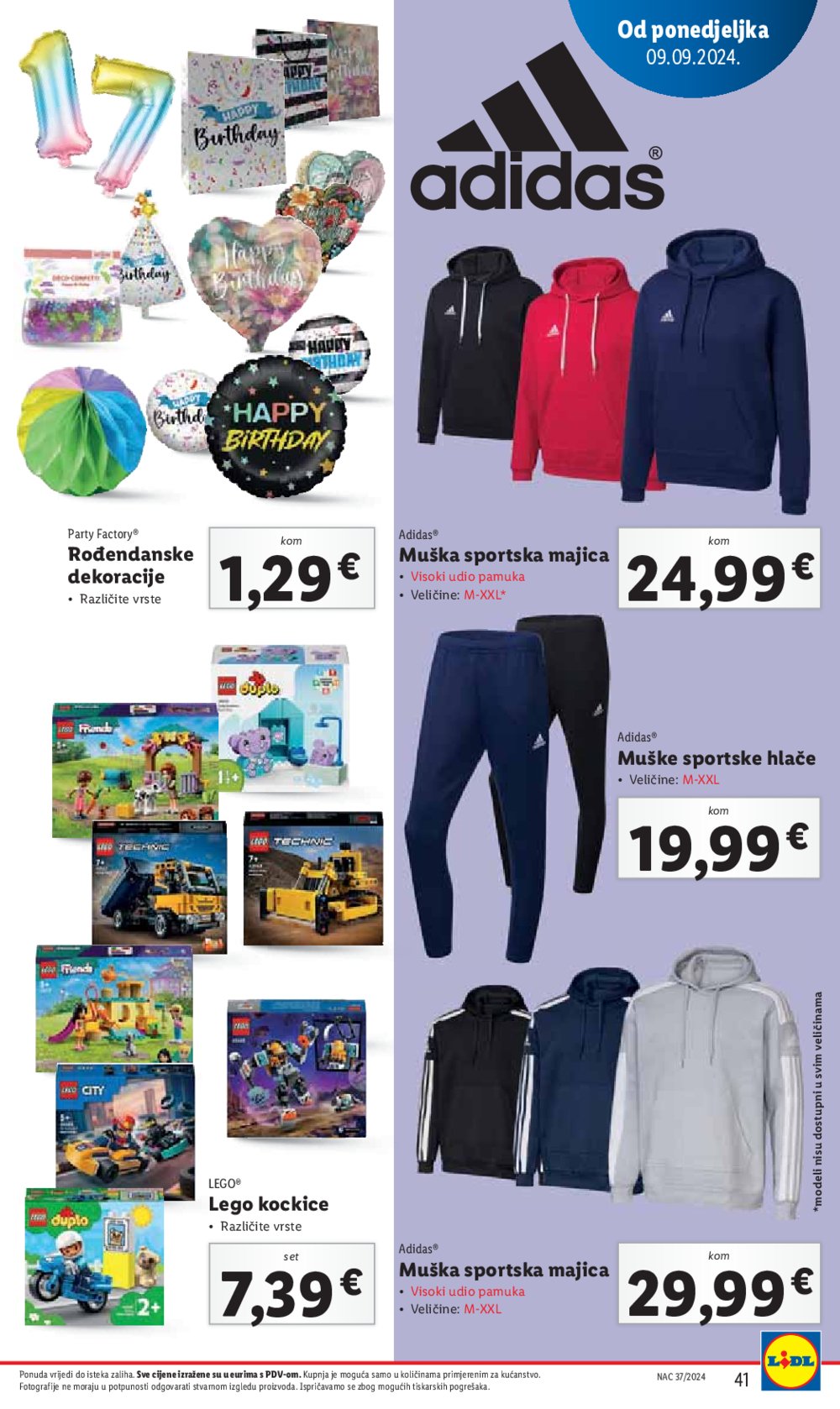 Lidl katalog Super ponuda od ponedjeljka 09.09.-15.09.2024.