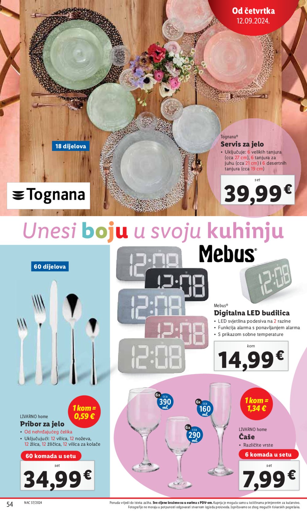 Lidl katalog Super ponuda od ponedjeljka 09.09.-15.09.2024.