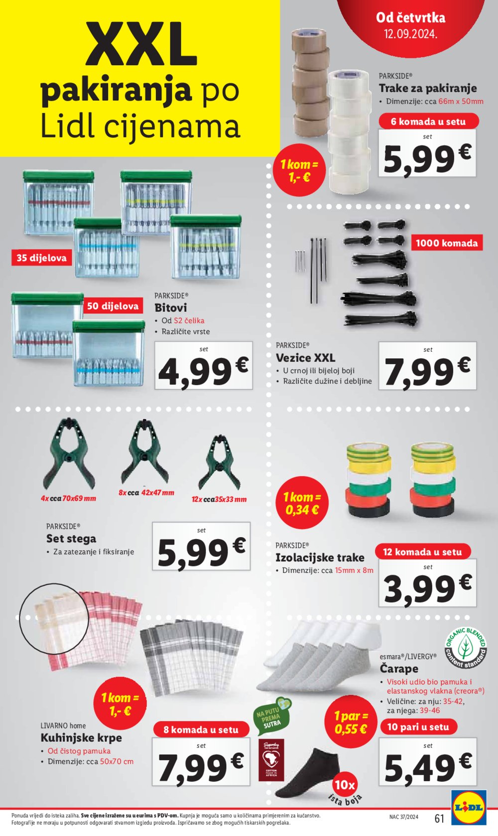 Lidl katalog Super ponuda od ponedjeljka 09.09.-15.09.2024.