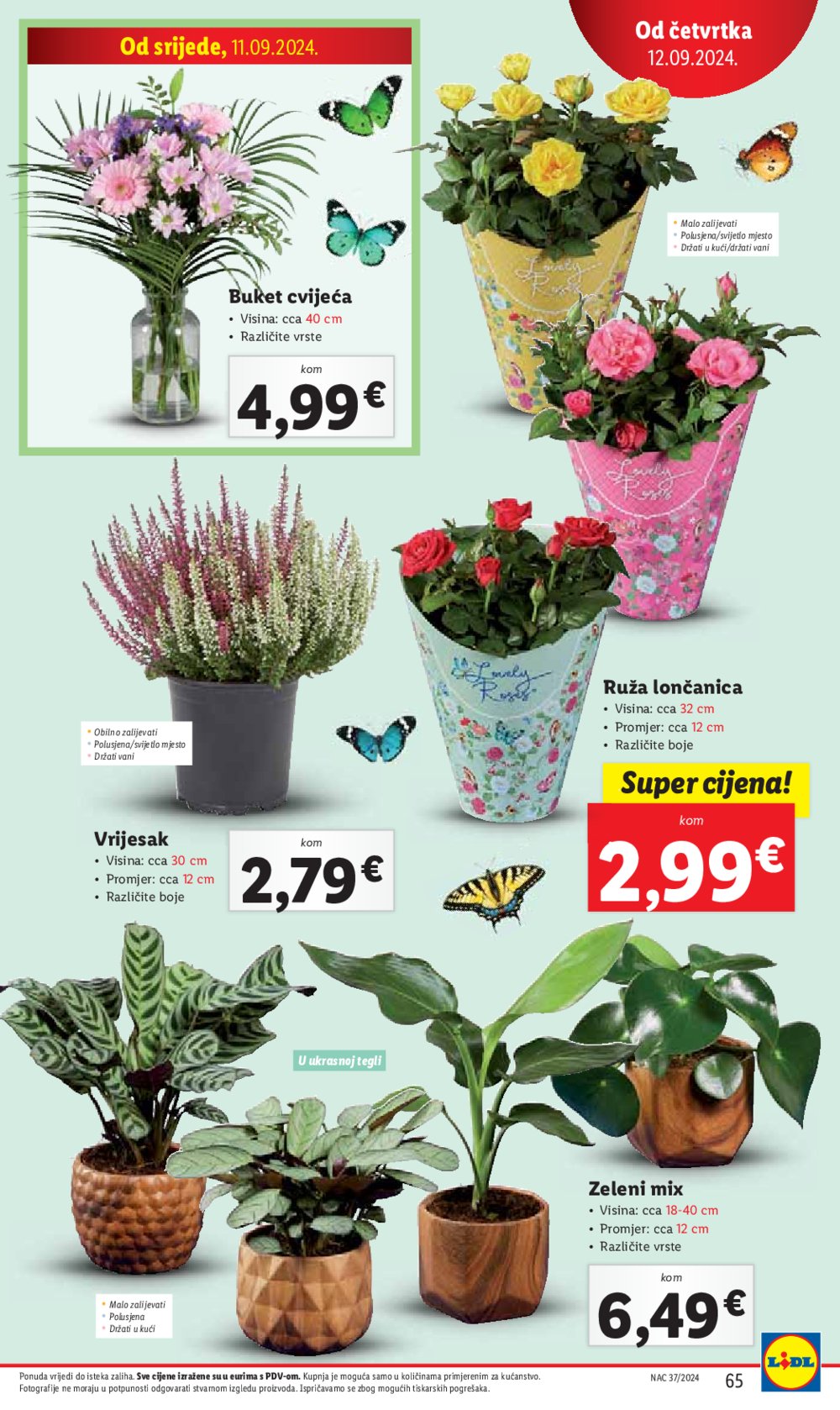 Lidl katalog Super ponuda od ponedjeljka 09.09.-15.09.2024.