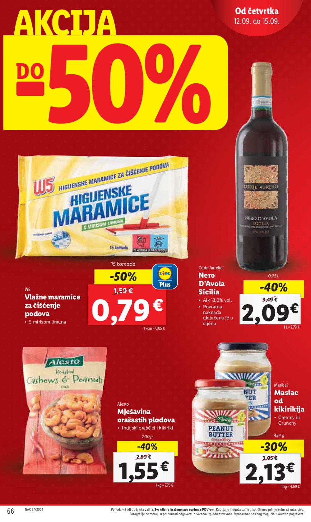 Lidl katalog Super ponuda od ponedjeljka 09.09.-15.09.2024.