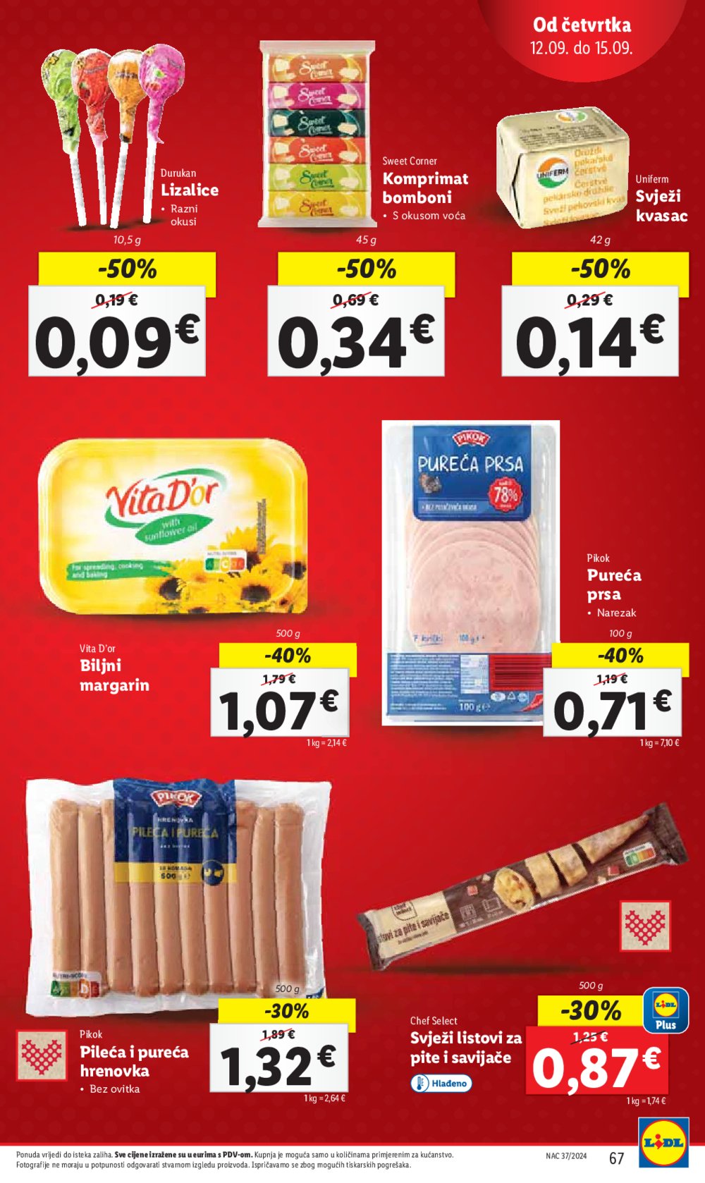 Lidl katalog Super ponuda od ponedjeljka 09.09.-15.09.2024.