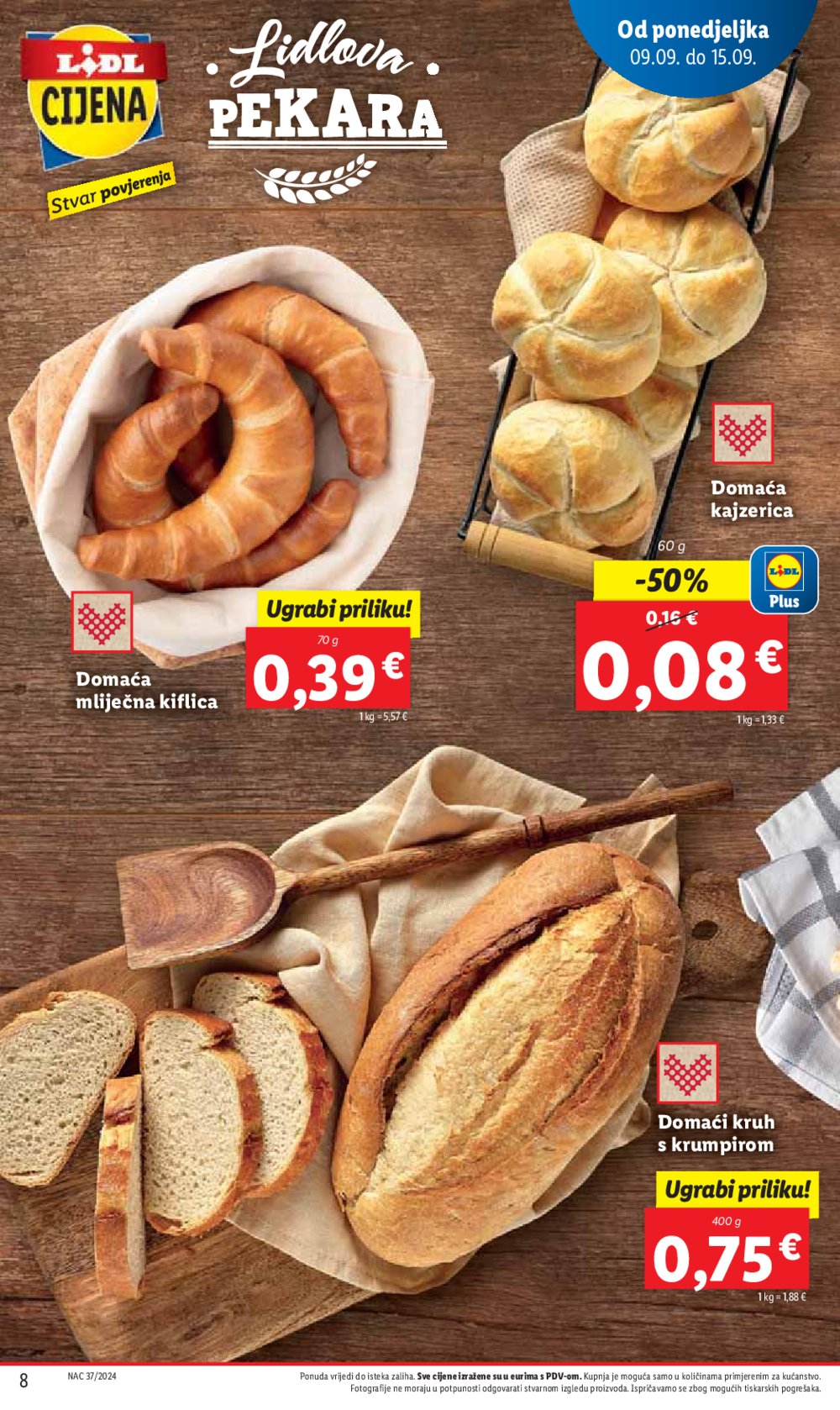 Lidl katalog Super ponuda od ponedjeljka 09.09.-15.09.2024.