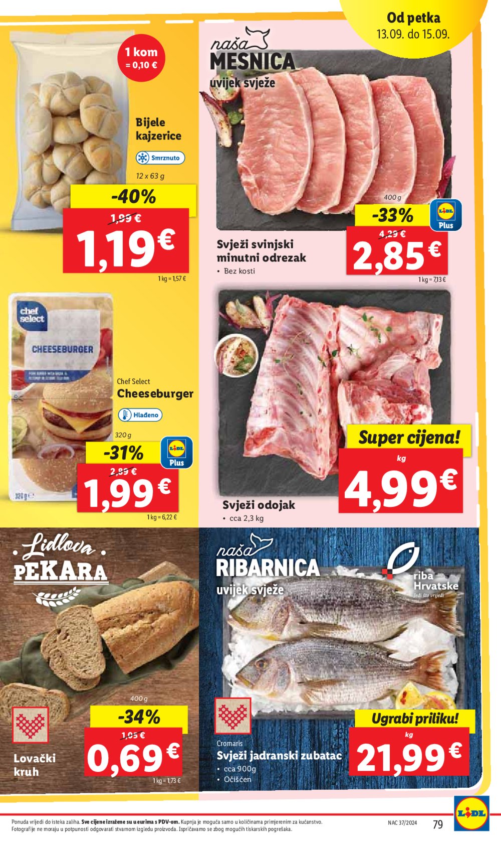 Lidl katalog Super ponuda od ponedjeljka 09.09.-15.09.2024.