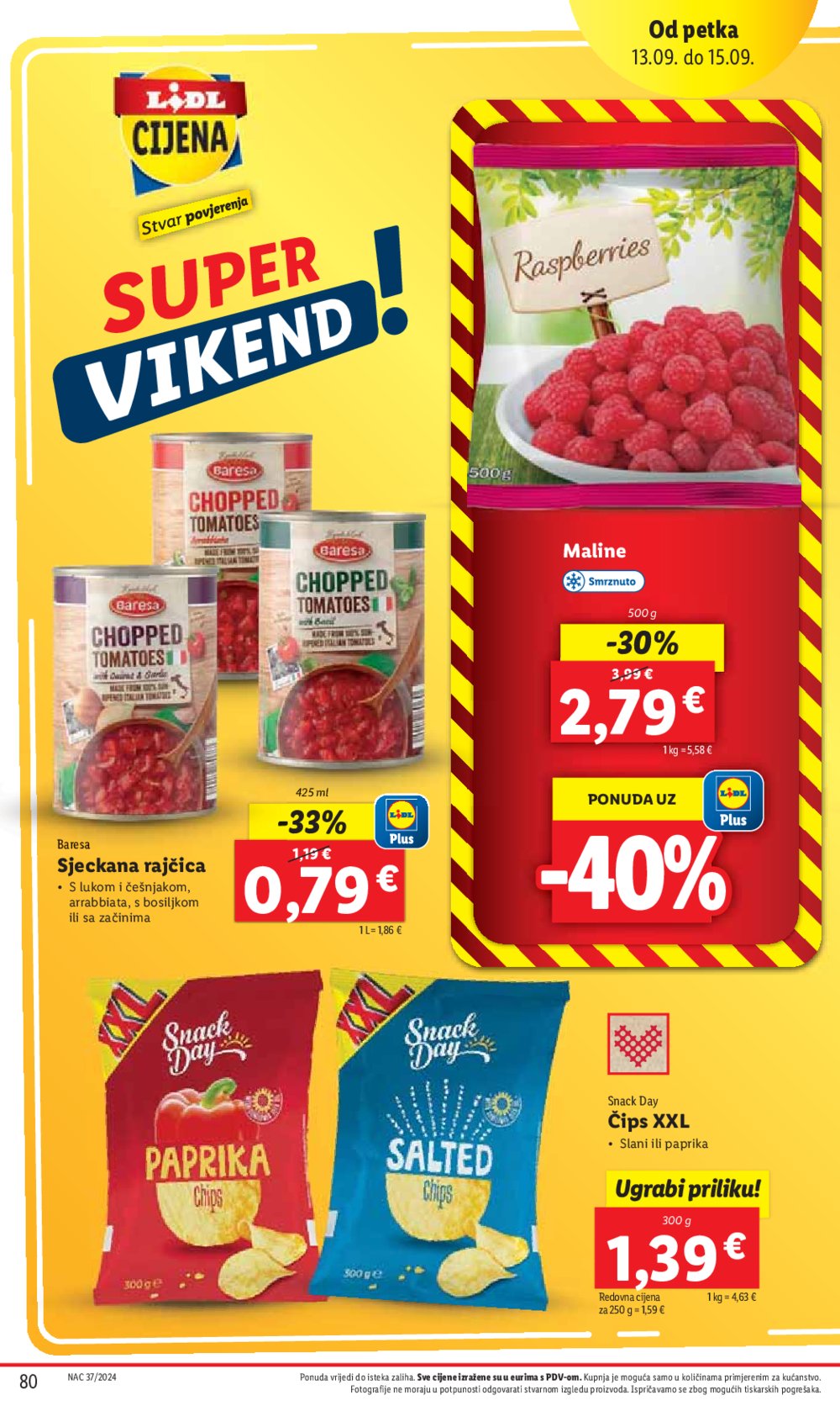 Lidl katalog Super ponuda od ponedjeljka 09.09.-15.09.2024.