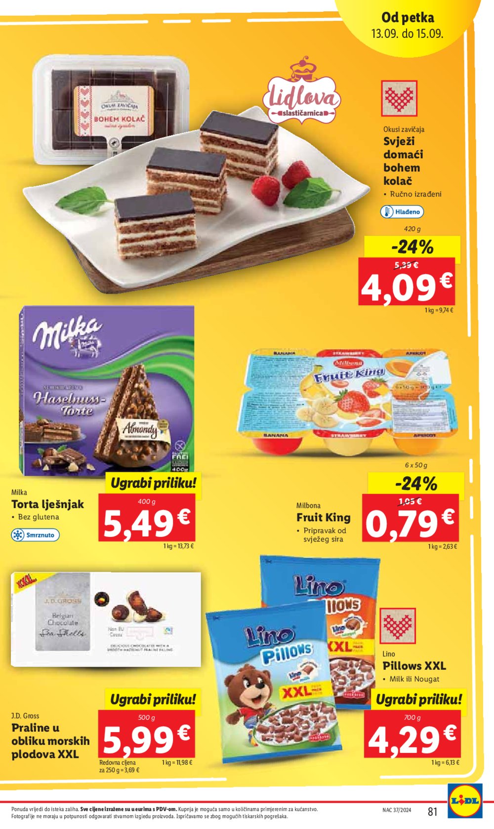 Lidl katalog Super ponuda od ponedjeljka 09.09.-15.09.2024.